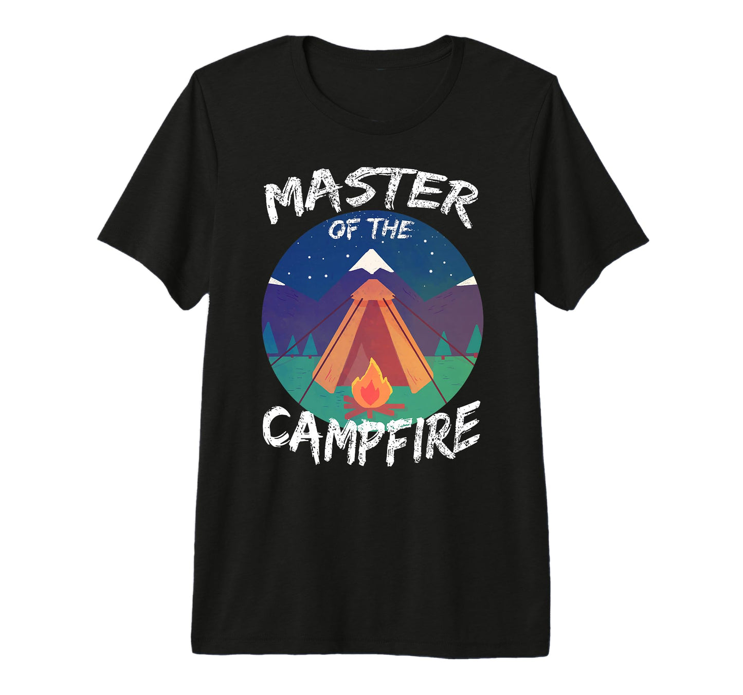 Master Campfire Camper Dad Camping T-Shirt - Trendy Graphic Unisex - T-Shirt, Sweatshirt, Hoodie