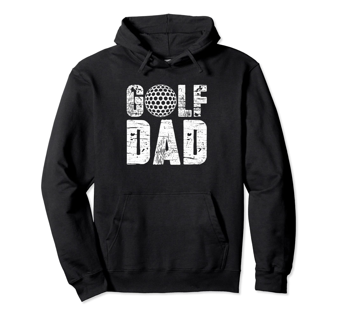 Golf Dad Funny Golfing Father Golfer Hoodie - Minimalist Print Men Women - T-Shirt, Sweatshirt, Hoodie