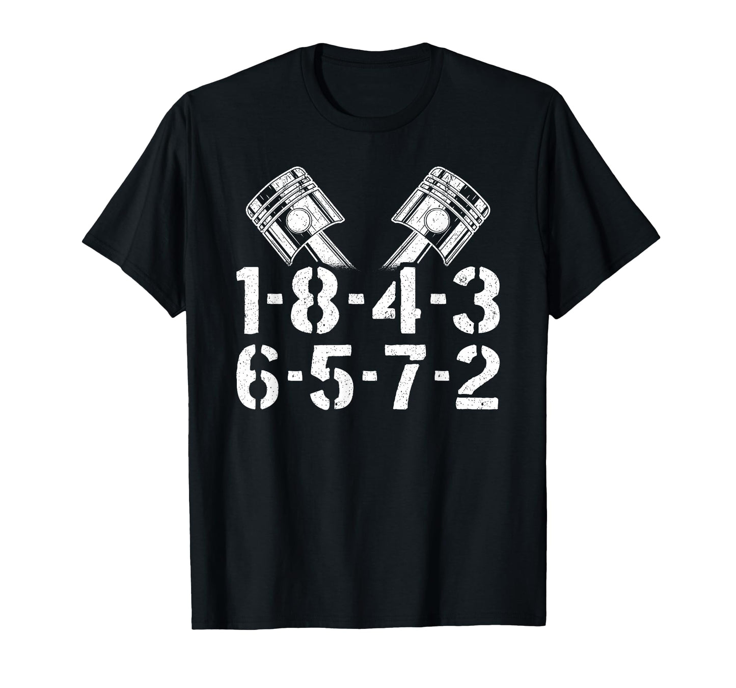 1 8 4 3 6 5 7 2 Firing Order V8 Big T-Shirt - Fun Novelty Design Unisex - T-Shirt, Sweatshirt, Hoodie