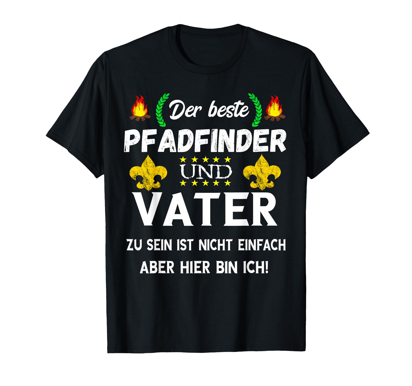 Scout Father Scout Camping Camper Dad T-Shirt - Trendy Graphic for Adults - T-Shirt, Sweatshirt, Hoodie