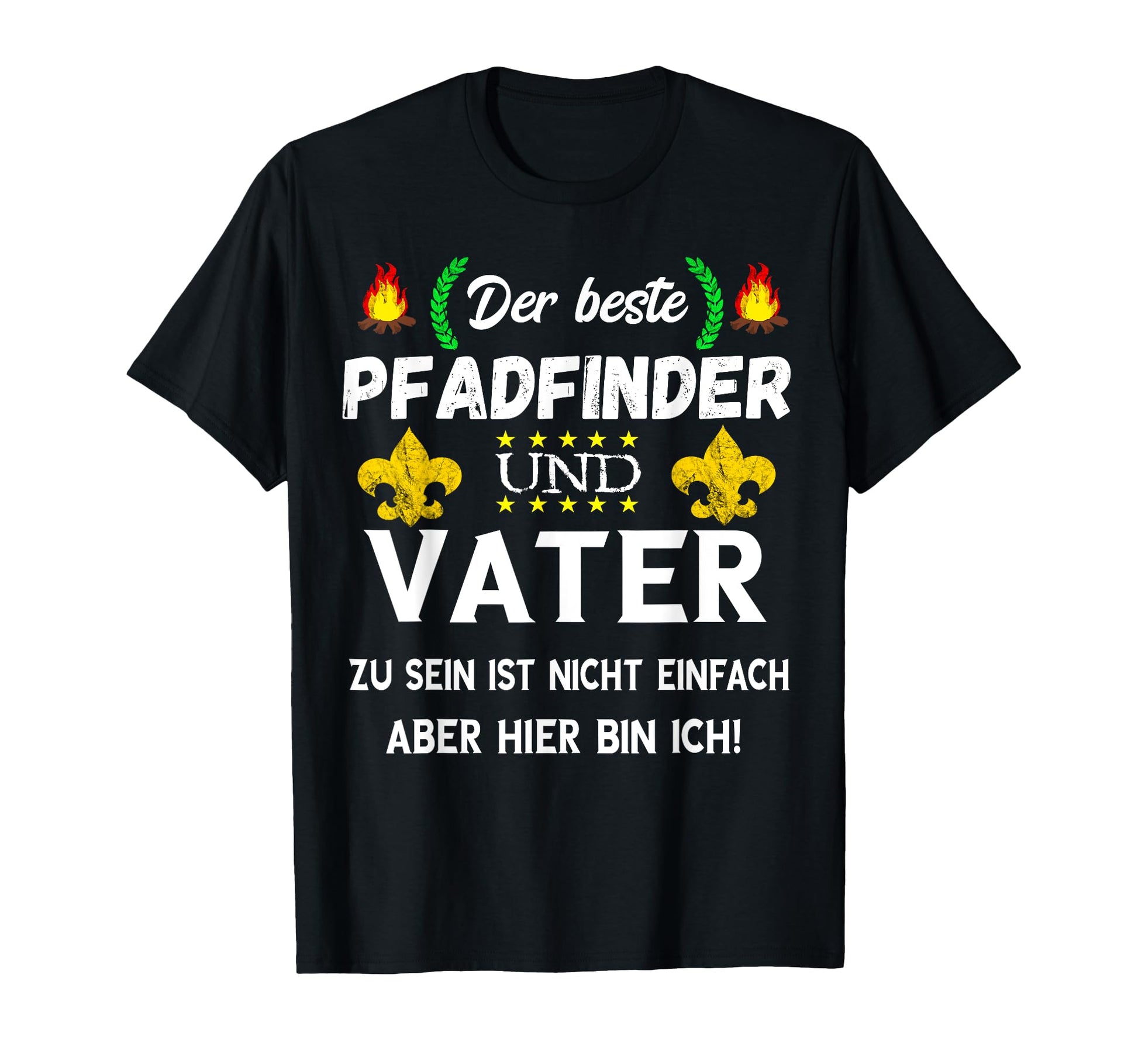 Scout Father Scout Camping Camper Dad T-Shirt - Trendy Graphic for Adults - T-Shirt, Sweatshirt, Hoodie