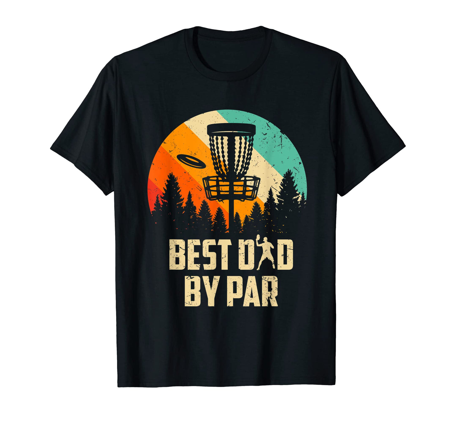 Mens Best Dad Par Disc Golf Dad T-Shirt - Minimalist Print Men Women - T-Shirt, Sweatshirt, Hoodie