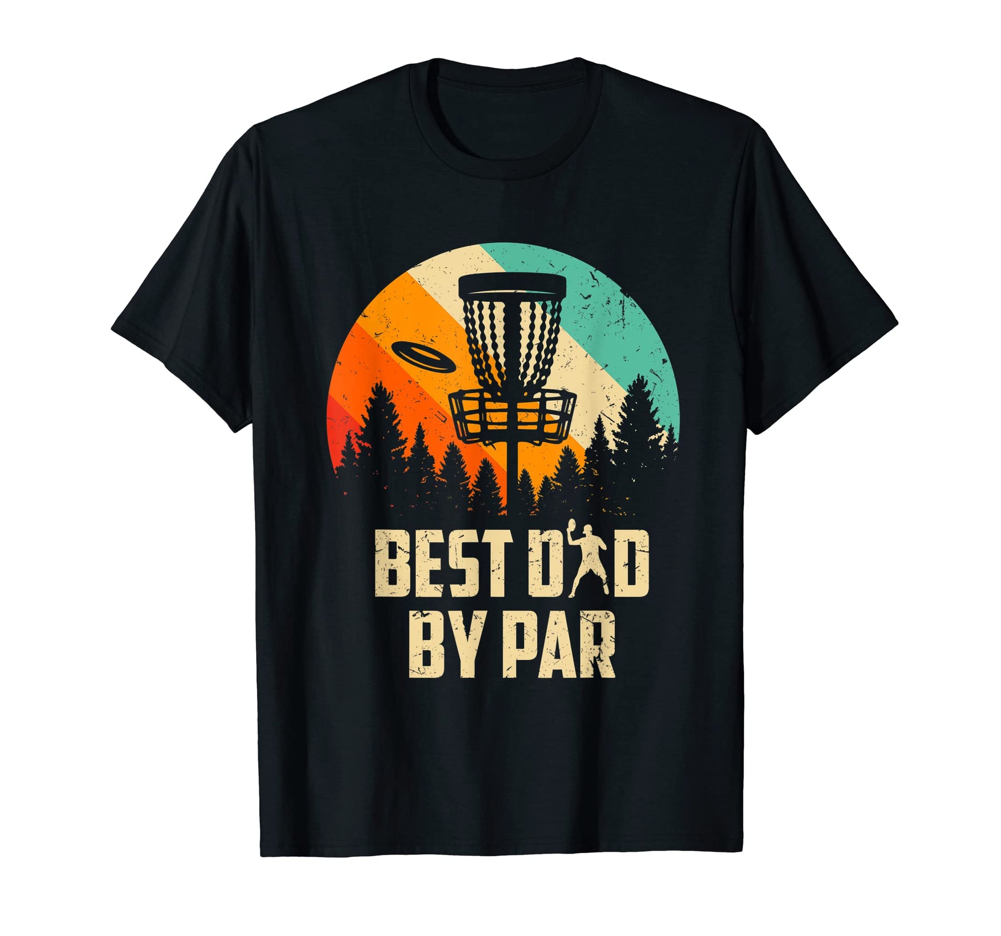 Mens Best Dad Par Disc Golf Dad T-Shirt - Minimalist Print Men Women - T-Shirt, Sweatshirt, Hoodie