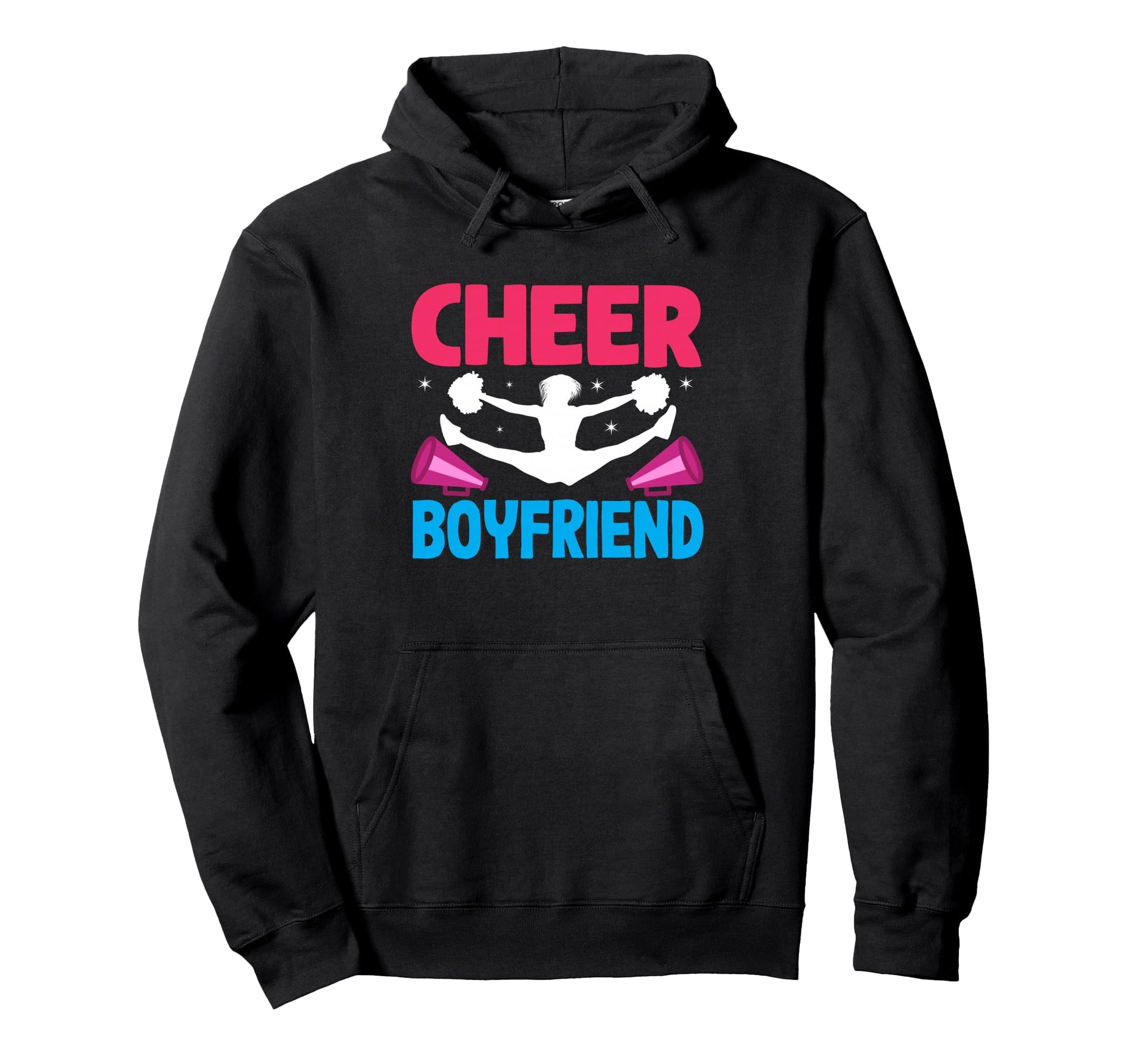 Cheer Boyfriend Proud Cheerleader Bf Hoodie - Trendy Graphic Unisex - T-Shirt, Sweatshirt, Hoodie