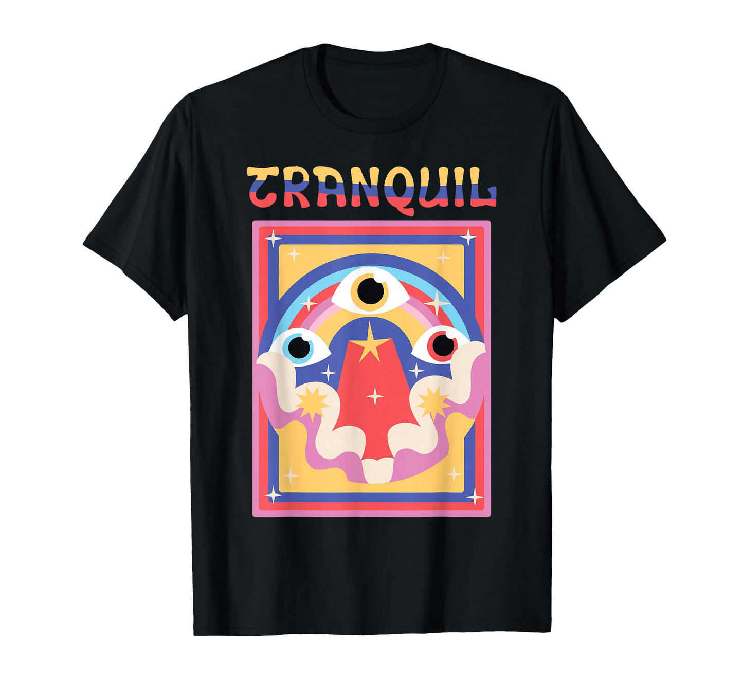 Psychedelic Tranquil Indie Aesthetic T-Shirt - Minimalist Print for Adults - T-Shirt, Sweatshirt, Hoodie