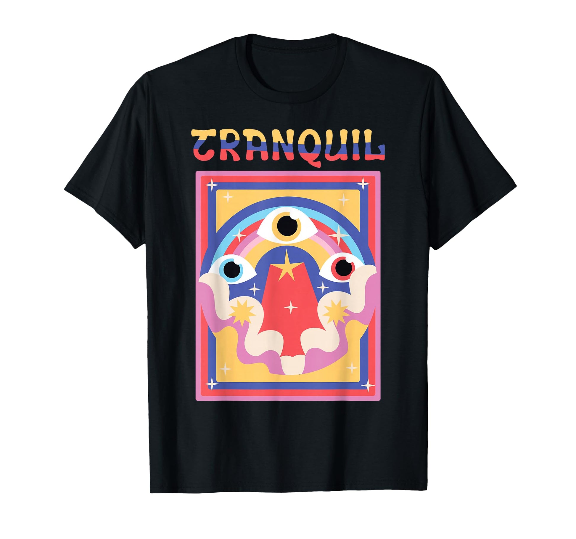 Psychedelic Tranquil Indie Aesthetic T-Shirt - Minimalist Print for Adults - T-Shirt, Sweatshirt, Hoodie