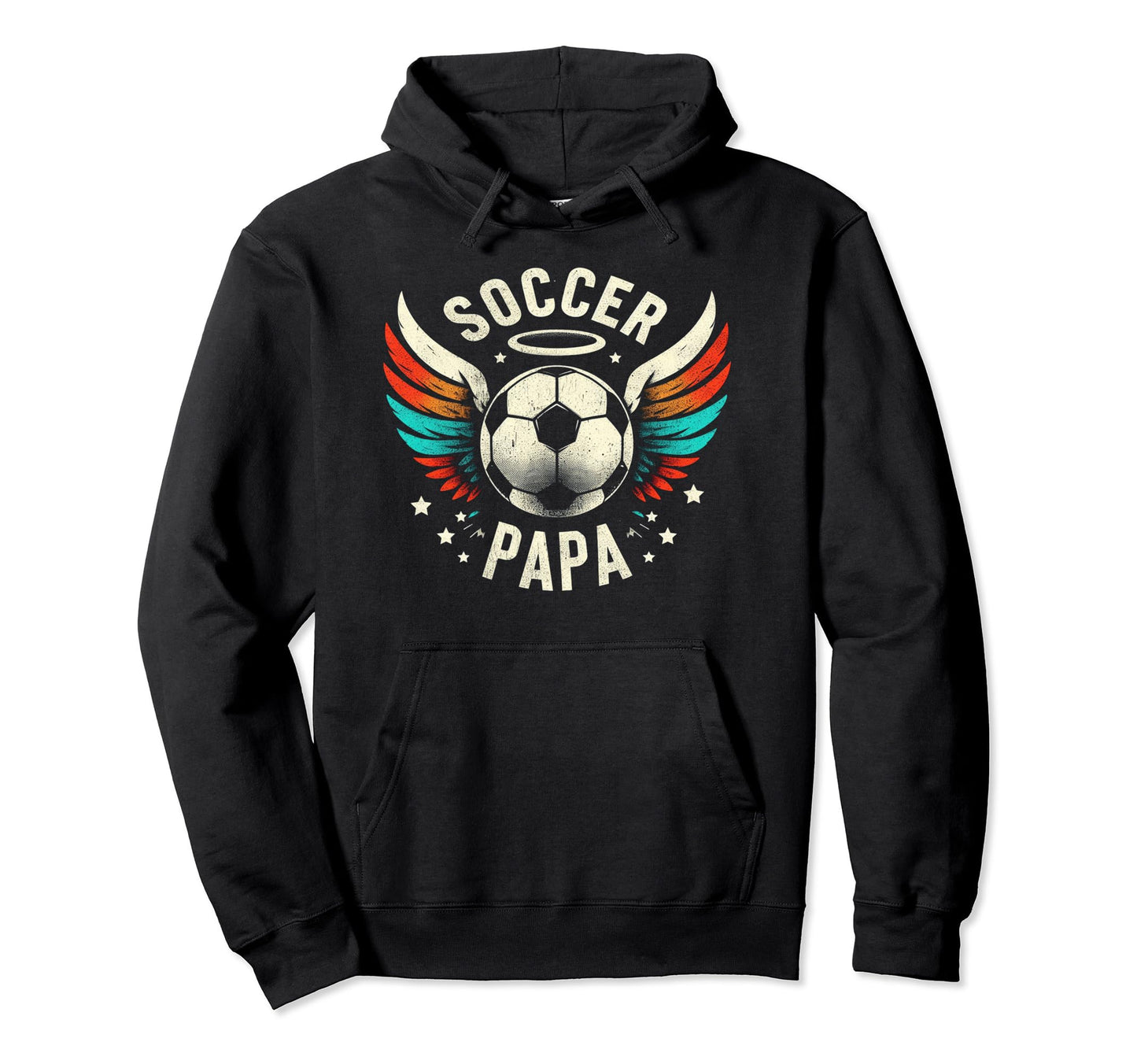Soccer Papa Family Matching Dad Hoodie - Fun Novelty Design Men Women - T-Shirt, Sweatshirt, Hoodie