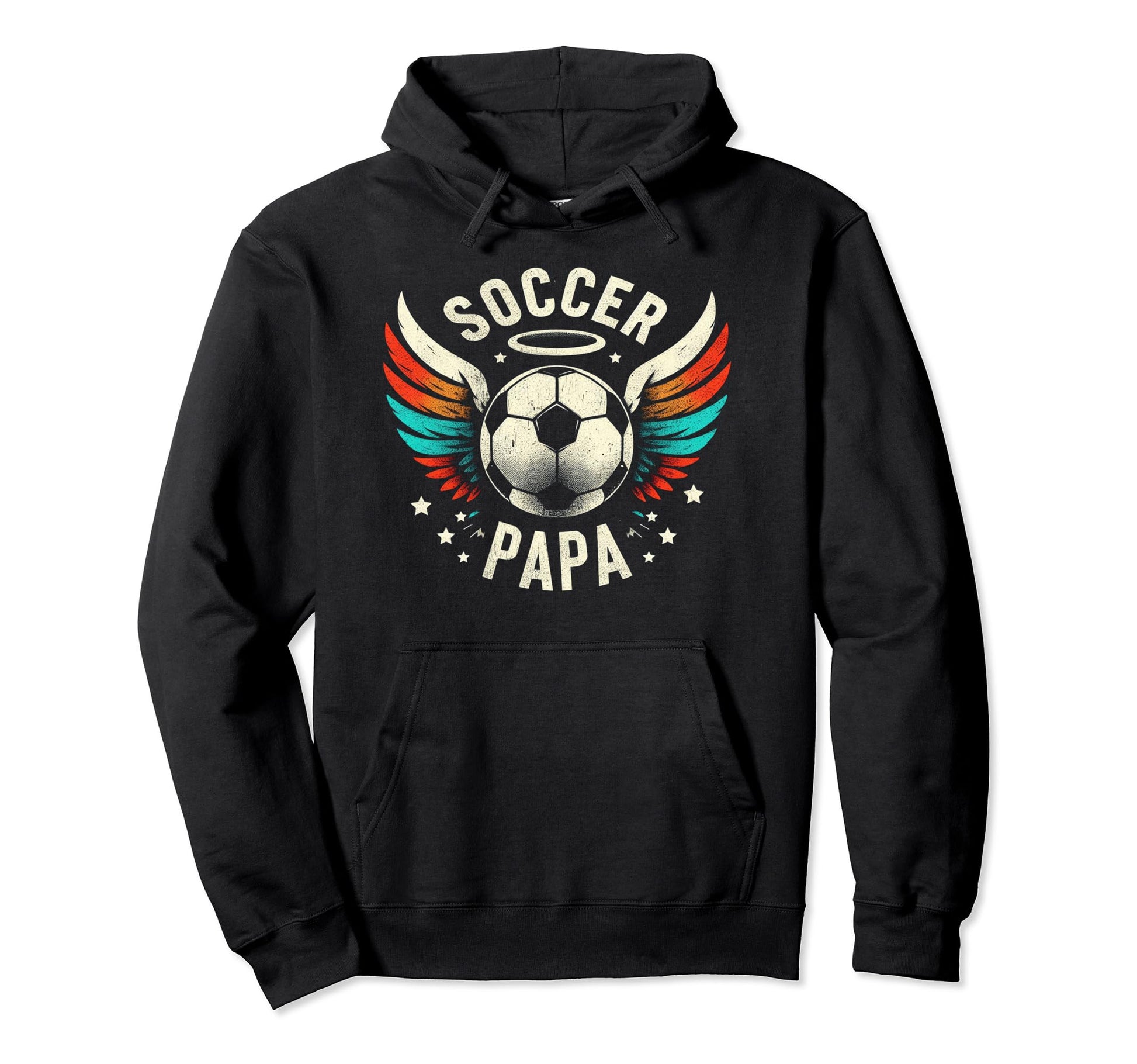 Soccer Papa Family Matching Dad Hoodie - Fun Novelty Design Men Women - T-Shirt, Sweatshirt, Hoodie