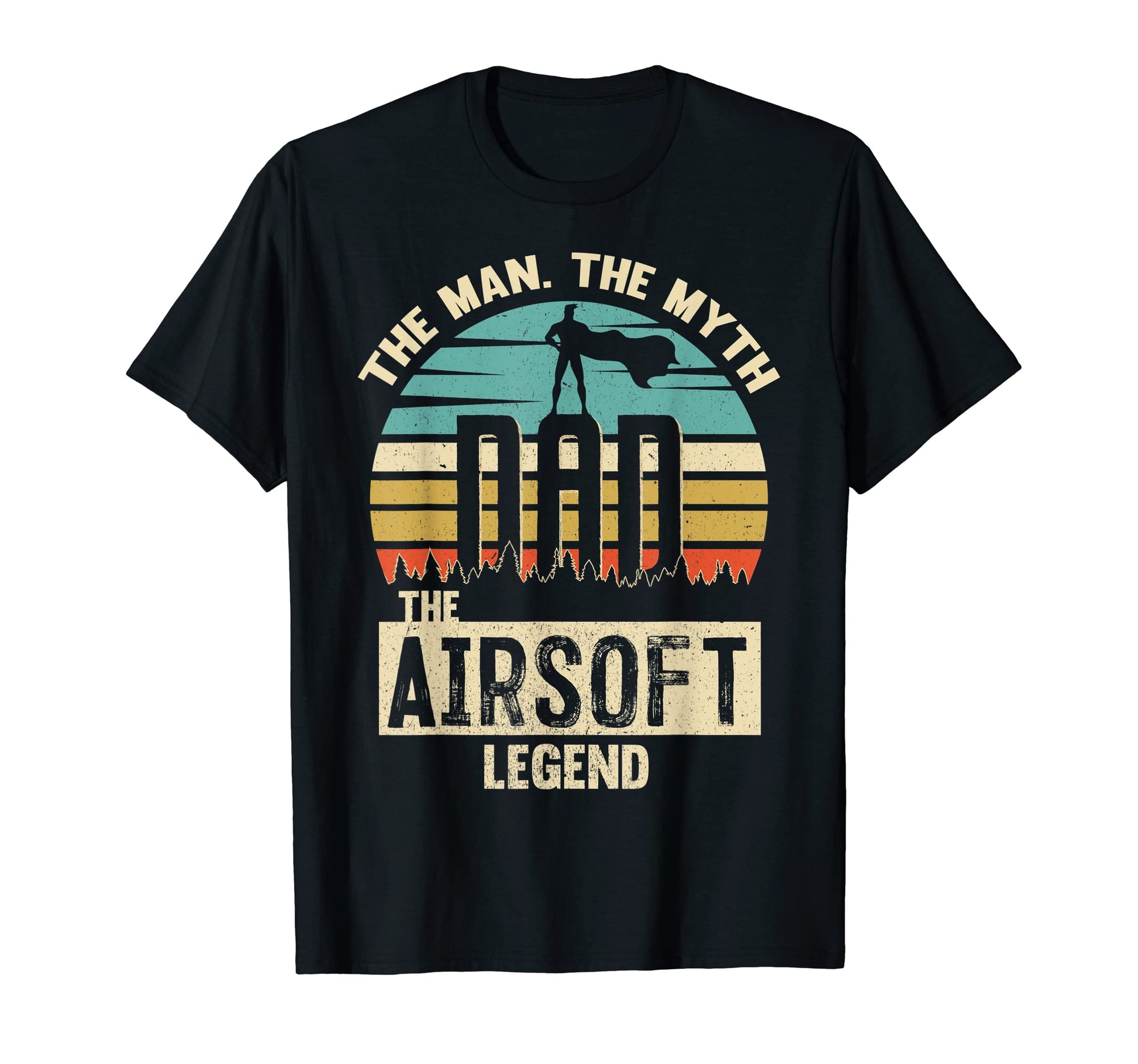 Myth Legend Dad Airsoft T-Shirt - Aesthetic Graphic Men Women - T-Shirt, Sweatshirt, Hoodie