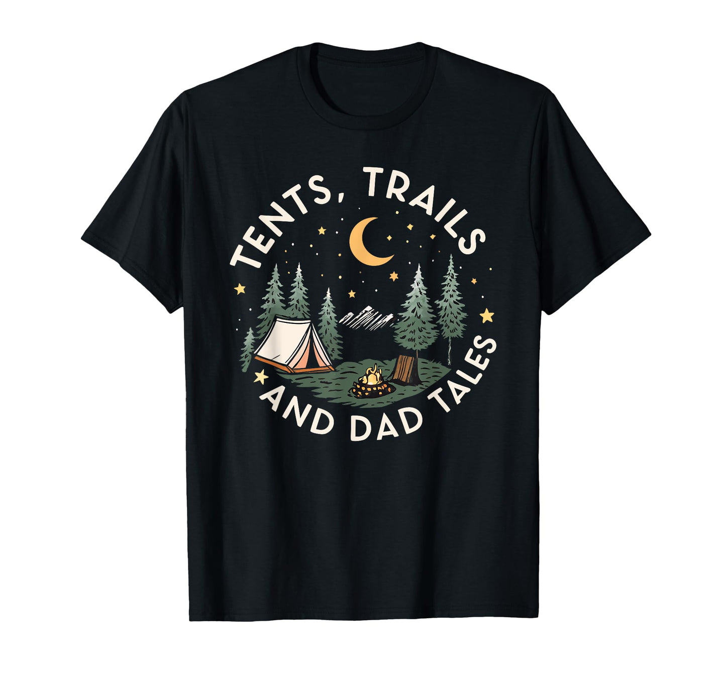 Fathers Day Adventure Camping Dad T-Shirt - Aesthetic Graphic Unisex - T-Shirt, Sweatshirt, Hoodie