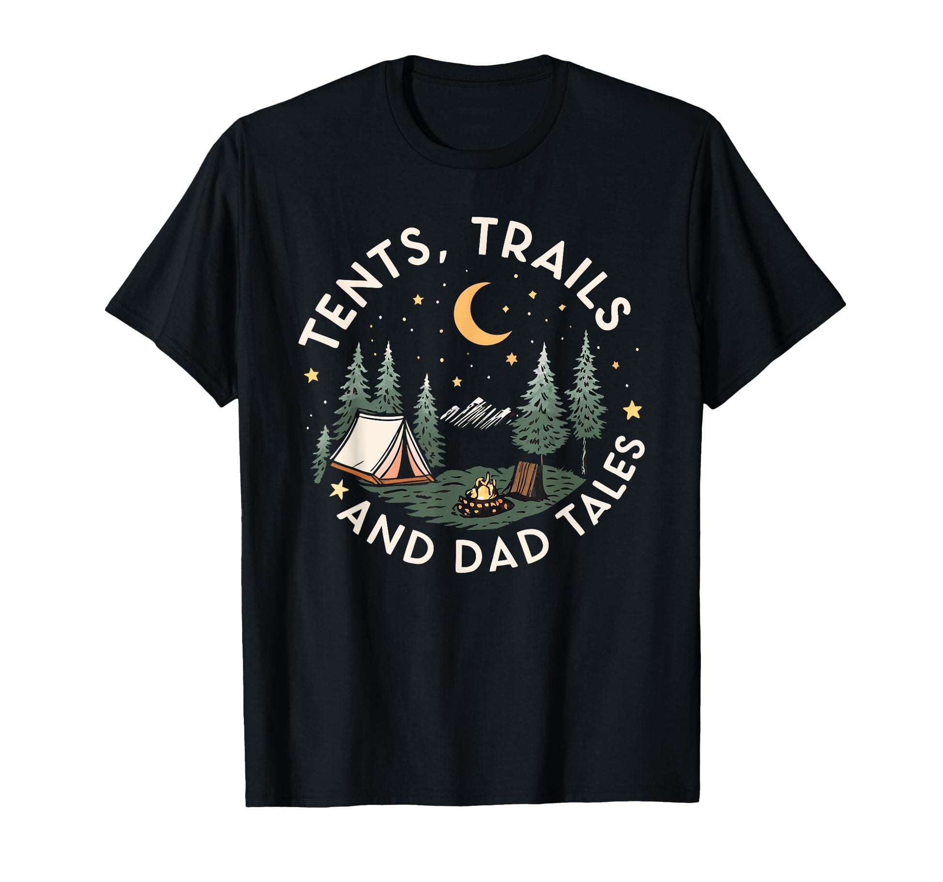 Fathers Day Adventure Camping Dad T-Shirt - Aesthetic Graphic Unisex - T-Shirt, Sweatshirt, Hoodie