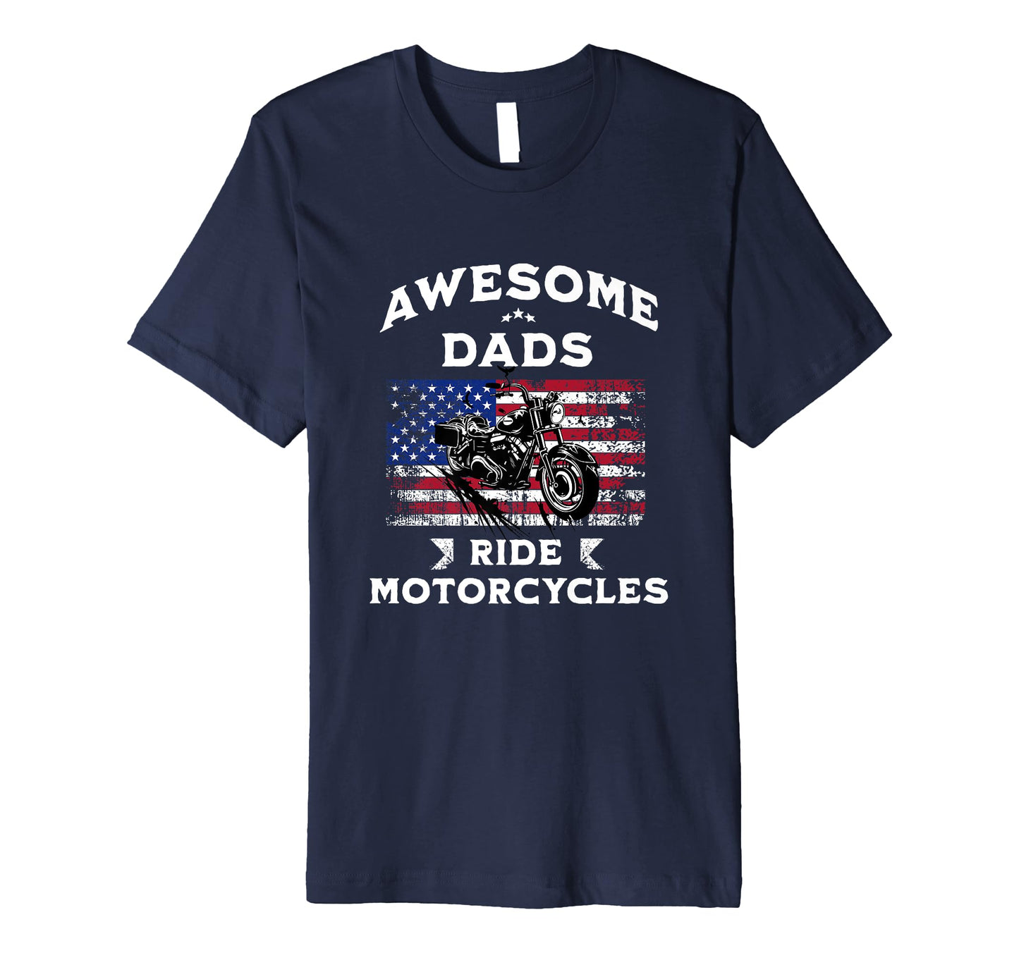 Mens Funny Father Motorcycle Dad Fathers T-Shirt - Trendy Graphic Unisex - T-Shirt, Sweatshirt, Hoodie