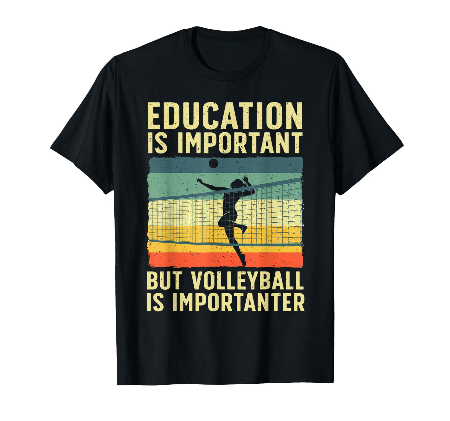 Volleyball Teen Team Player College T-Shirt - Casual Everyday Wear Unisex - T-Shirt, Sweatshirt, Hoodie