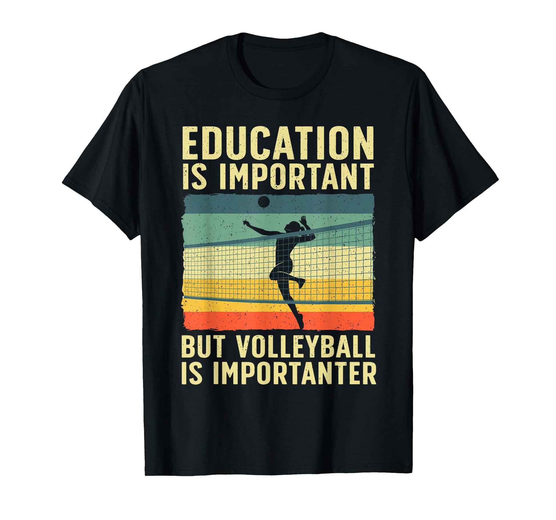 Volleyball Teen Team Player College T-Shirt - Casual Everyday Wear Unisex - T-Shirt, Sweatshirt, Hoodie