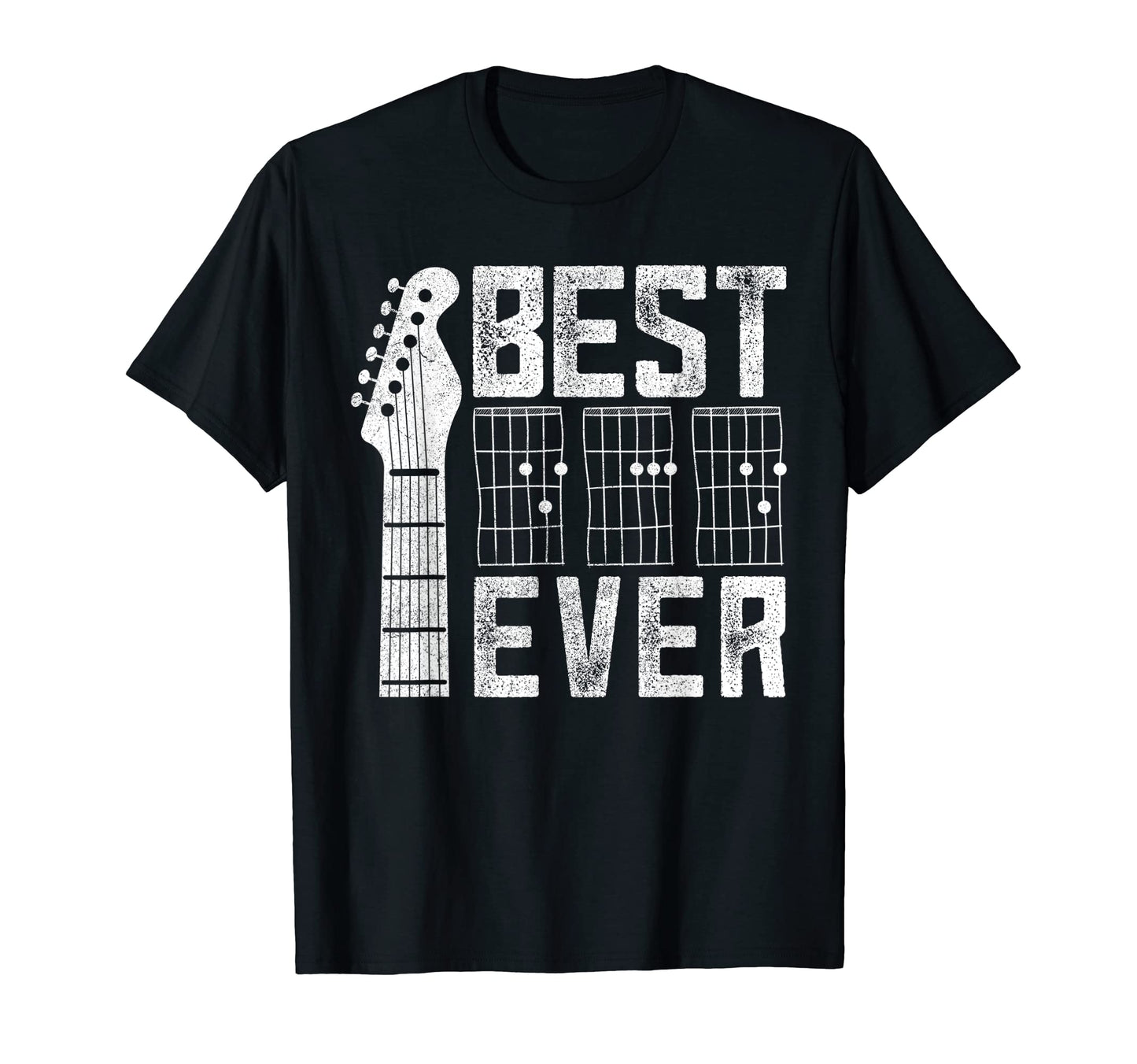 Fathers Day Music Best Dad Guitar T-Shirt - Aesthetic Graphic Men Women - T-Shirt, Sweatshirt, Hoodie