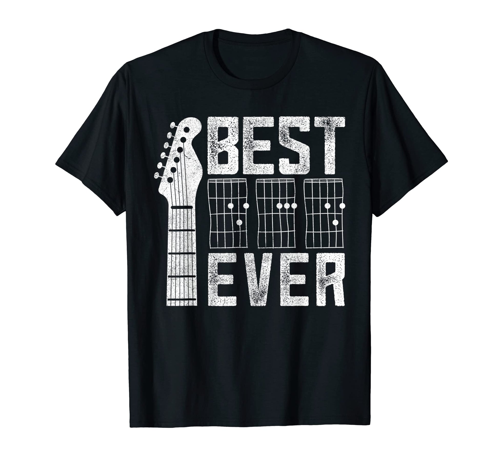 Fathers Day Music Best Dad Guitar T-Shirt - Aesthetic Graphic Men Women - T-Shirt, Sweatshirt, Hoodie