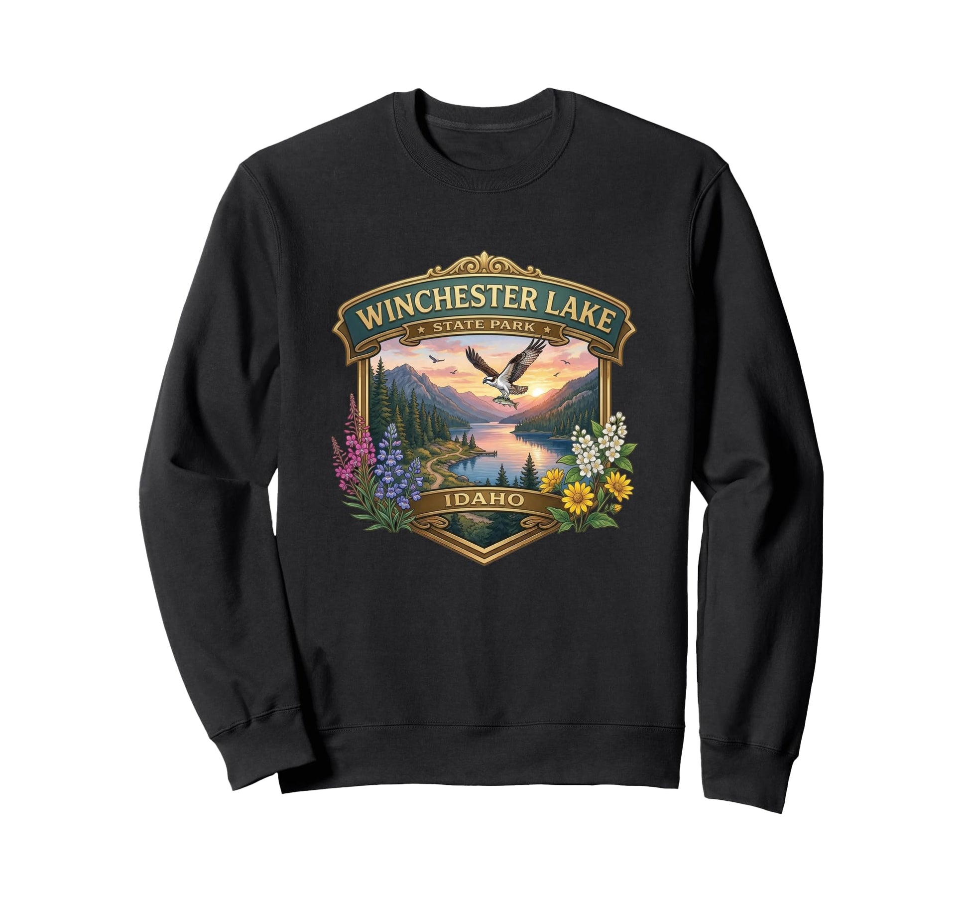 Winchester Lake State Park Idaho Sweatshirt - Aesthetic Graphic Unisex - T-Shirt, Sweatshirt, Hoodie