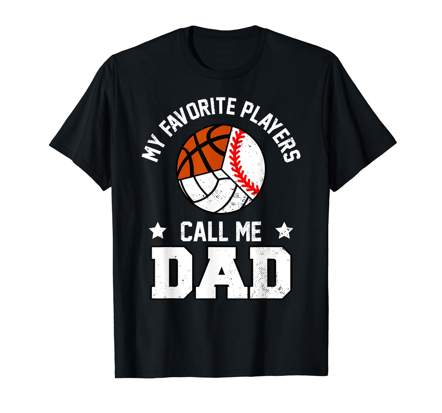 My Favorites Baseball Volleyball T-Shirt - Graphic Print for Adults - T-Shirt, Sweatshirt, Hoodie
