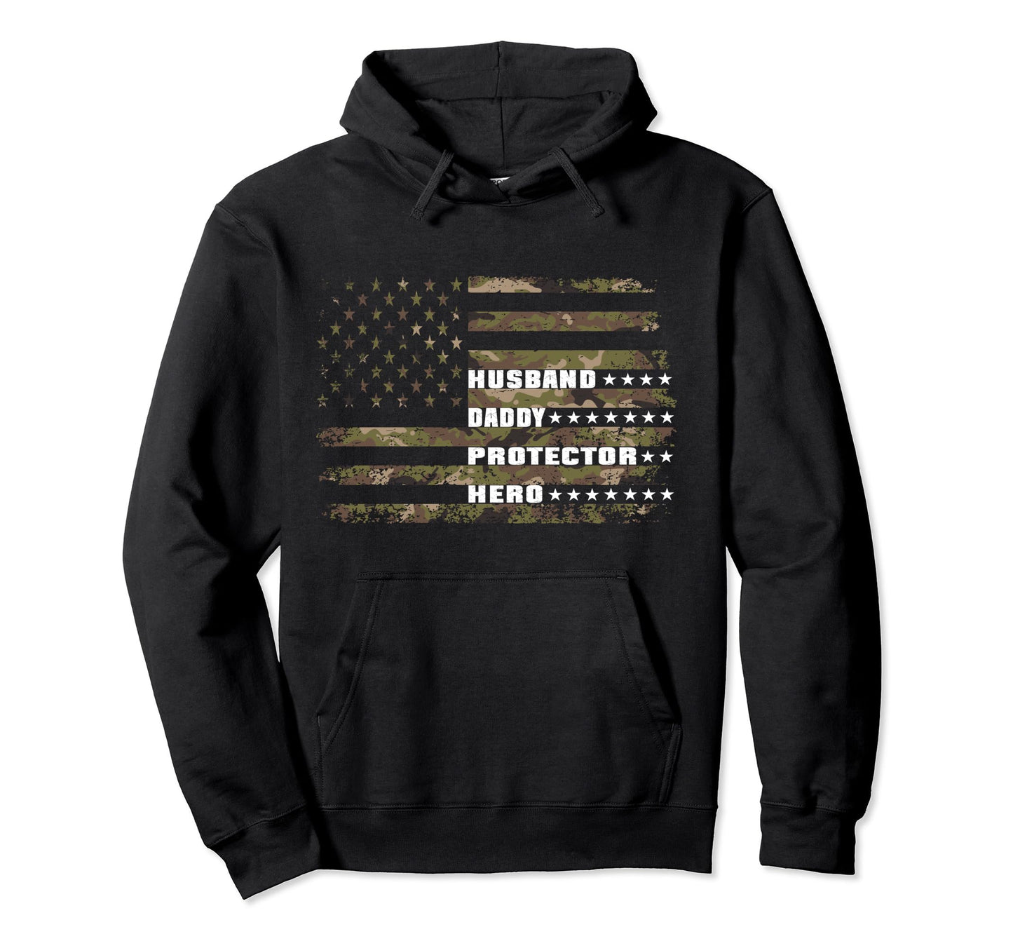 Husband Daddy Protector Hero Hoodie - Custom Art Print Men Women - T-Shirt, Sweatshirt, Hoodie