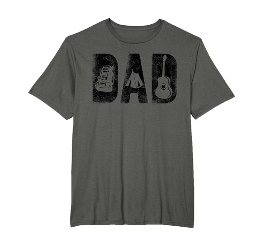 Camping Dad Birthday Bold Font Camp Daddy T-Shirt - Trendy Graphic Unisex - T-Shirt, Sweatshirt, Hoodie