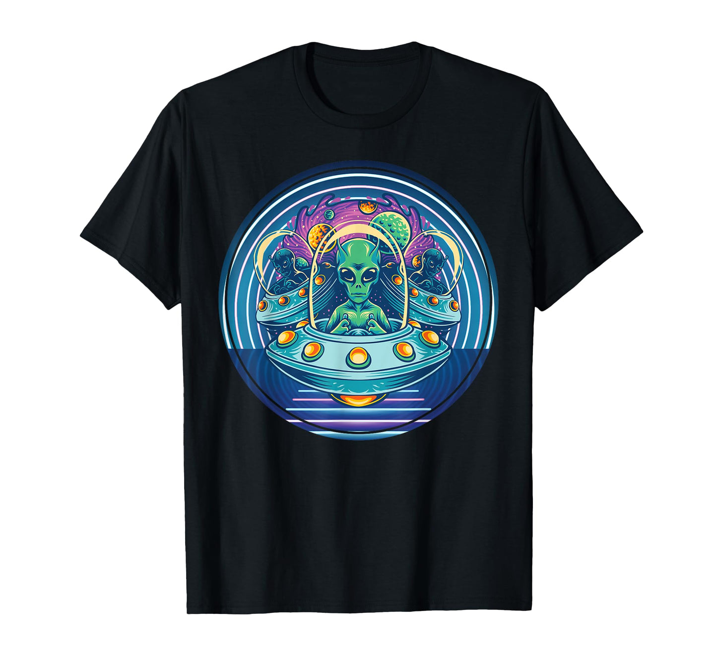 Psychedelic Aliens Indie Aesthetic T-Shirt - Streetwear Style Unisex - T-Shirt, Sweatshirt, Hoodie