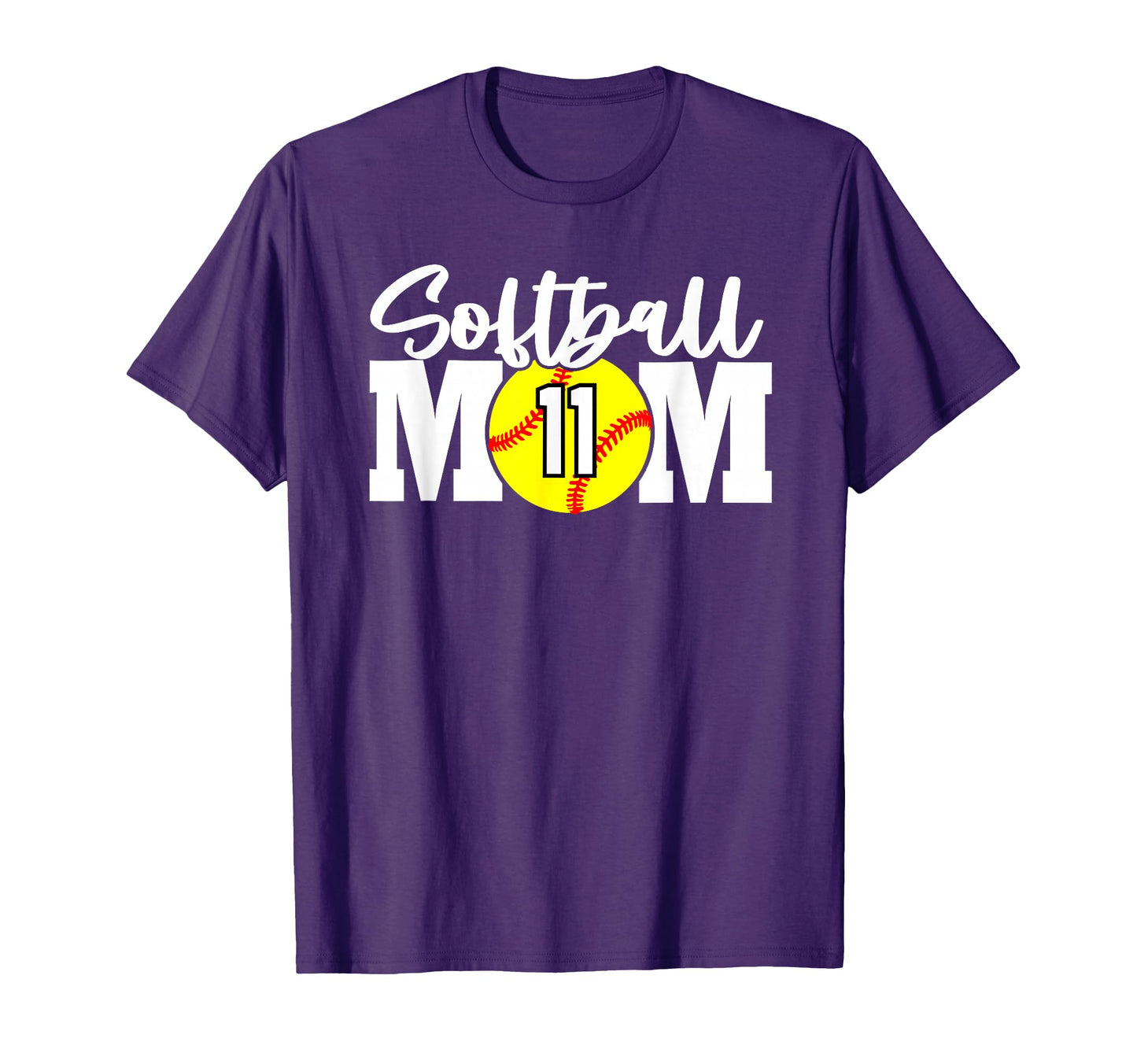 Softball Nut Number 11 T-Shirt - Novelty Apparel Men Women - T-Shirt, Sweatshirt, Hoodie