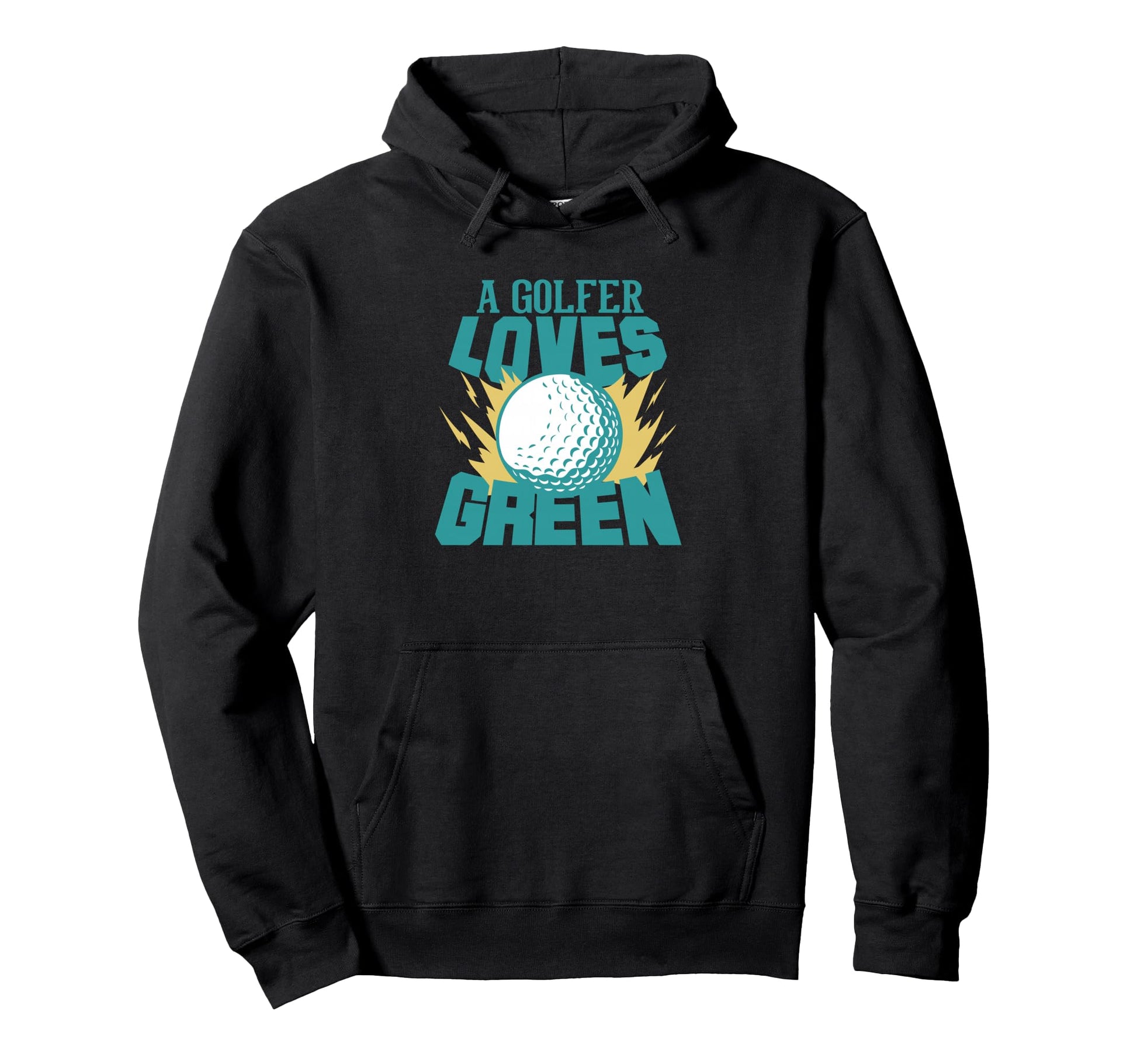 Golfer Loves Green Golf Cart Golfer Hoodie - Minimalist Print Unisex - T-Shirt, Sweatshirt, Hoodie
