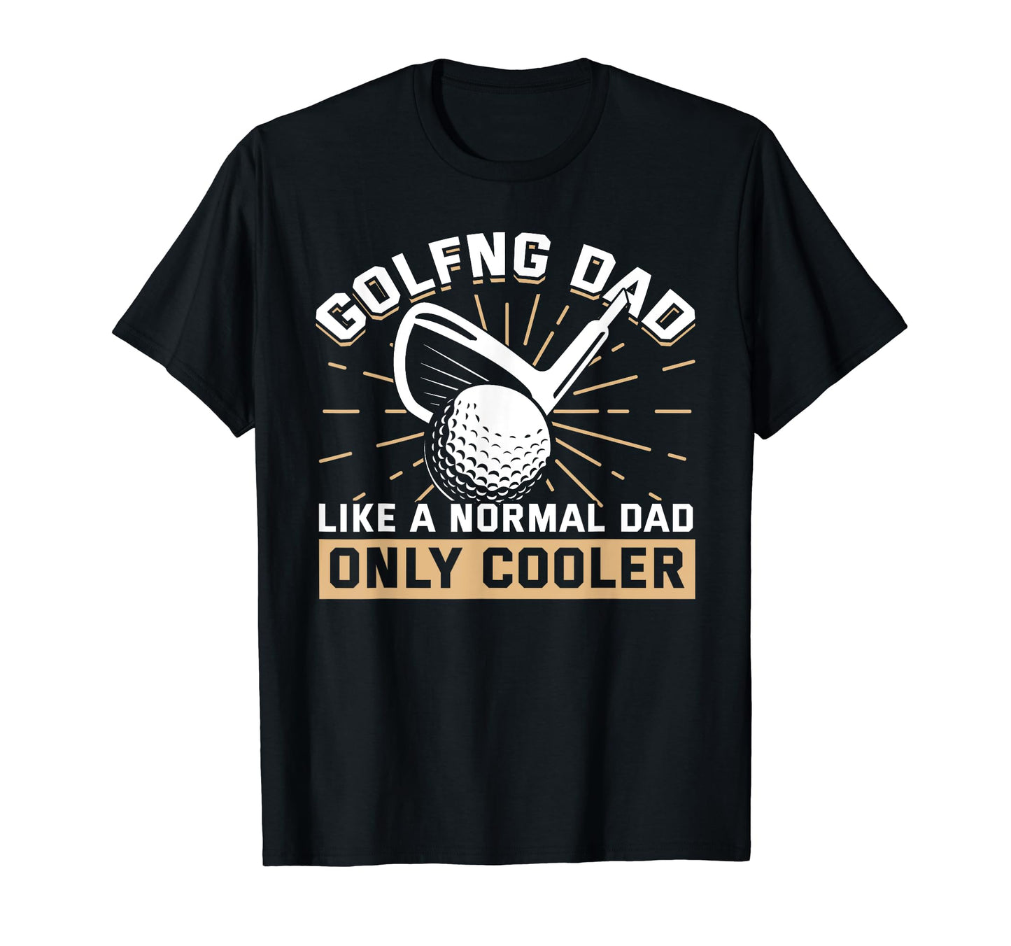 Golfing Golf Player Coach Father Golfer T-Shirt - Minimalist Print Unisex - T-Shirt, Sweatshirt, Hoodie