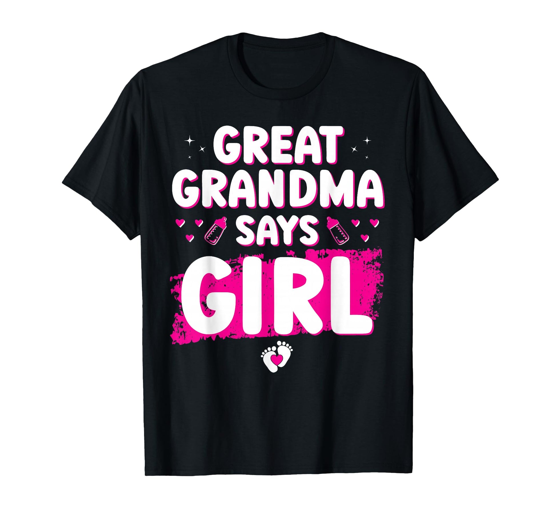 Gender Reveal Great Grandma Says T-Shirt - Aesthetic Graphic Men Women - T-Shirt, Sweatshirt, Hoodie