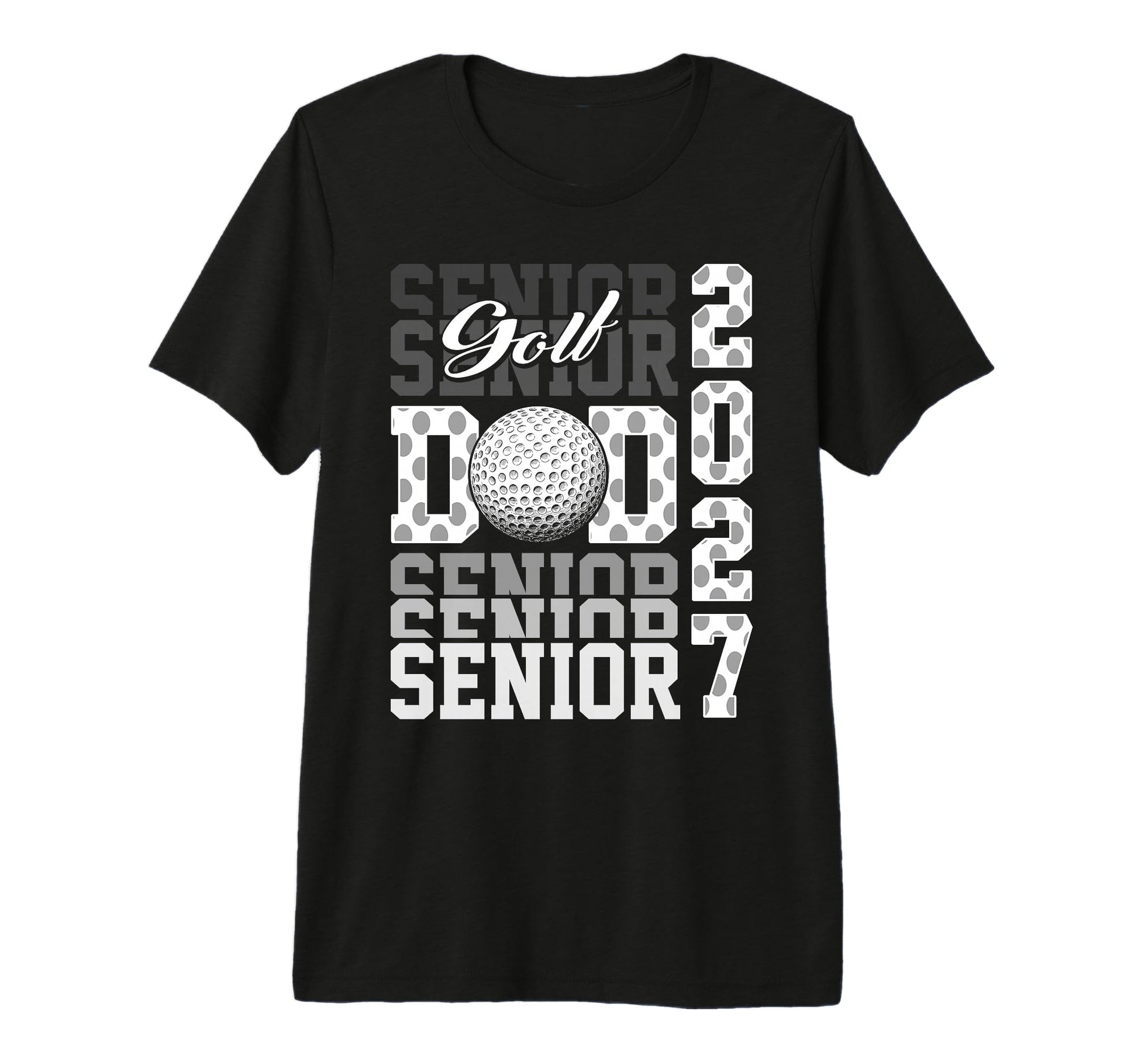 Senior 2027 Golf Dad Proud Family T-Shirt - Unique Graphic Men Women - T-Shirt, Sweatshirt, Hoodie