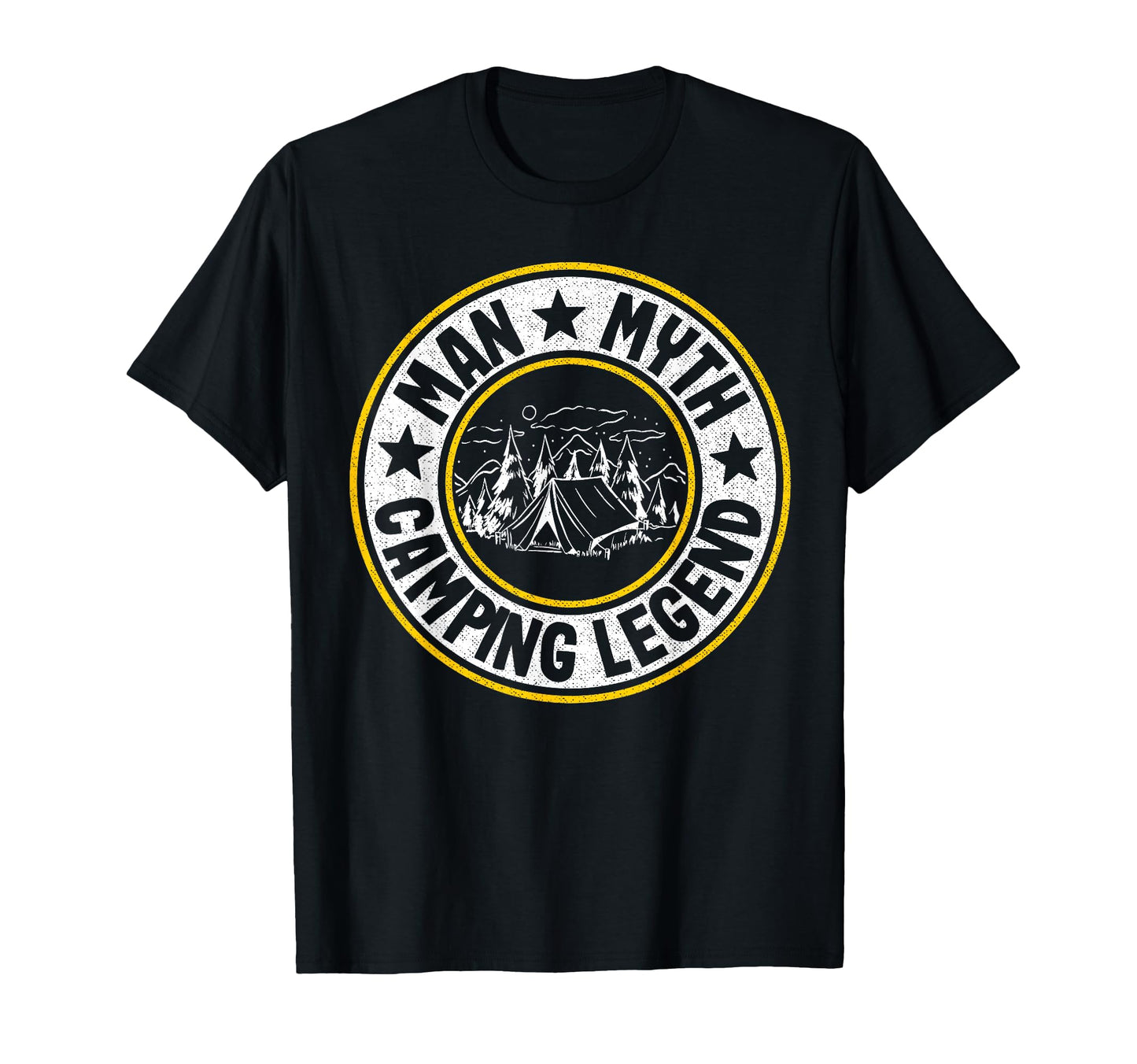 Myth Camping Legend Rv Camper Dad Outdoor T-Shirt - Trendy Graphic Unisex - T-Shirt, Sweatshirt, Hoodie