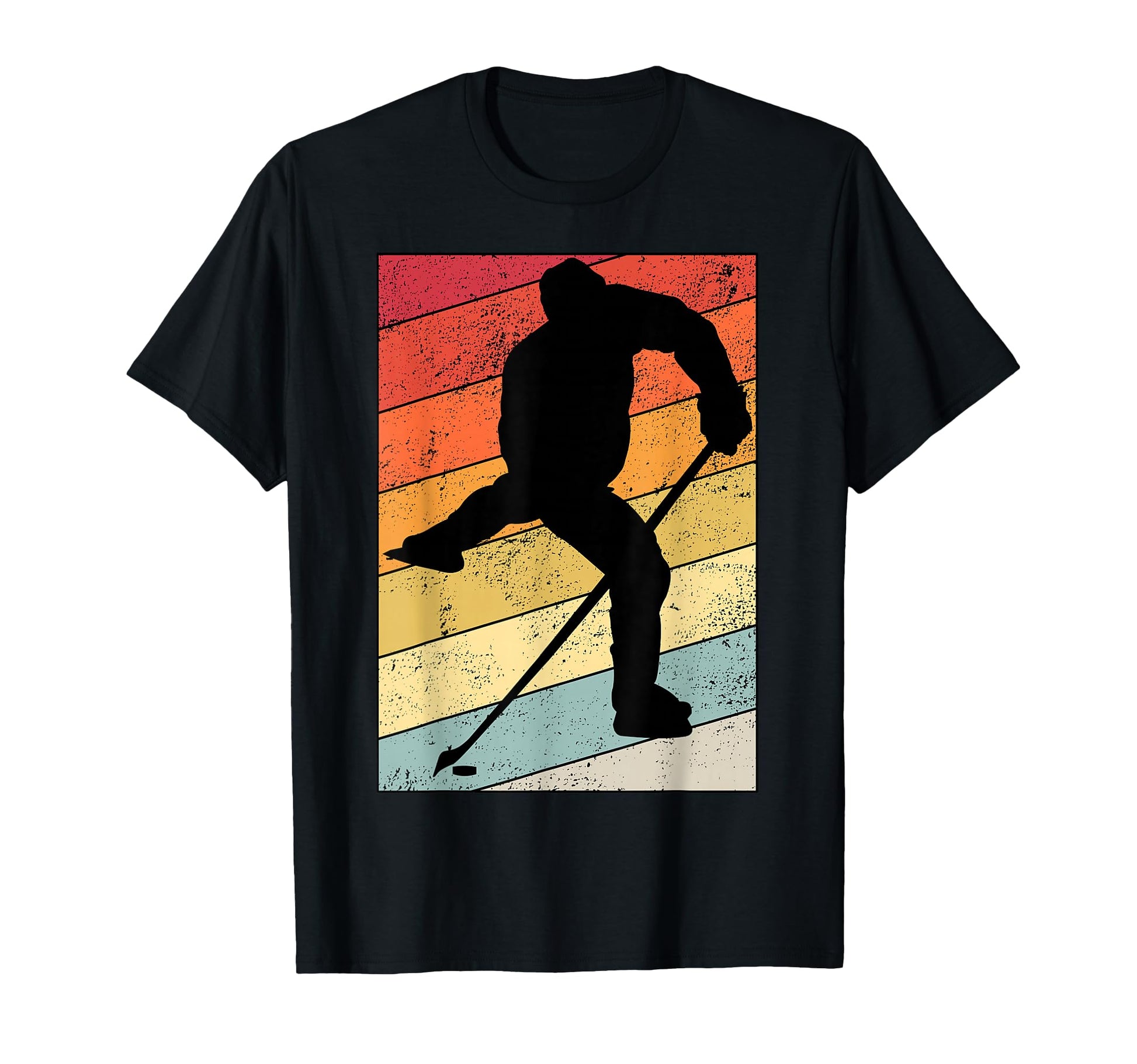 Ice Hockey Player Worn Gift T-Shirt - Custom Art Print Men Women - T-Shirt, Sweatshirt, Hoodie