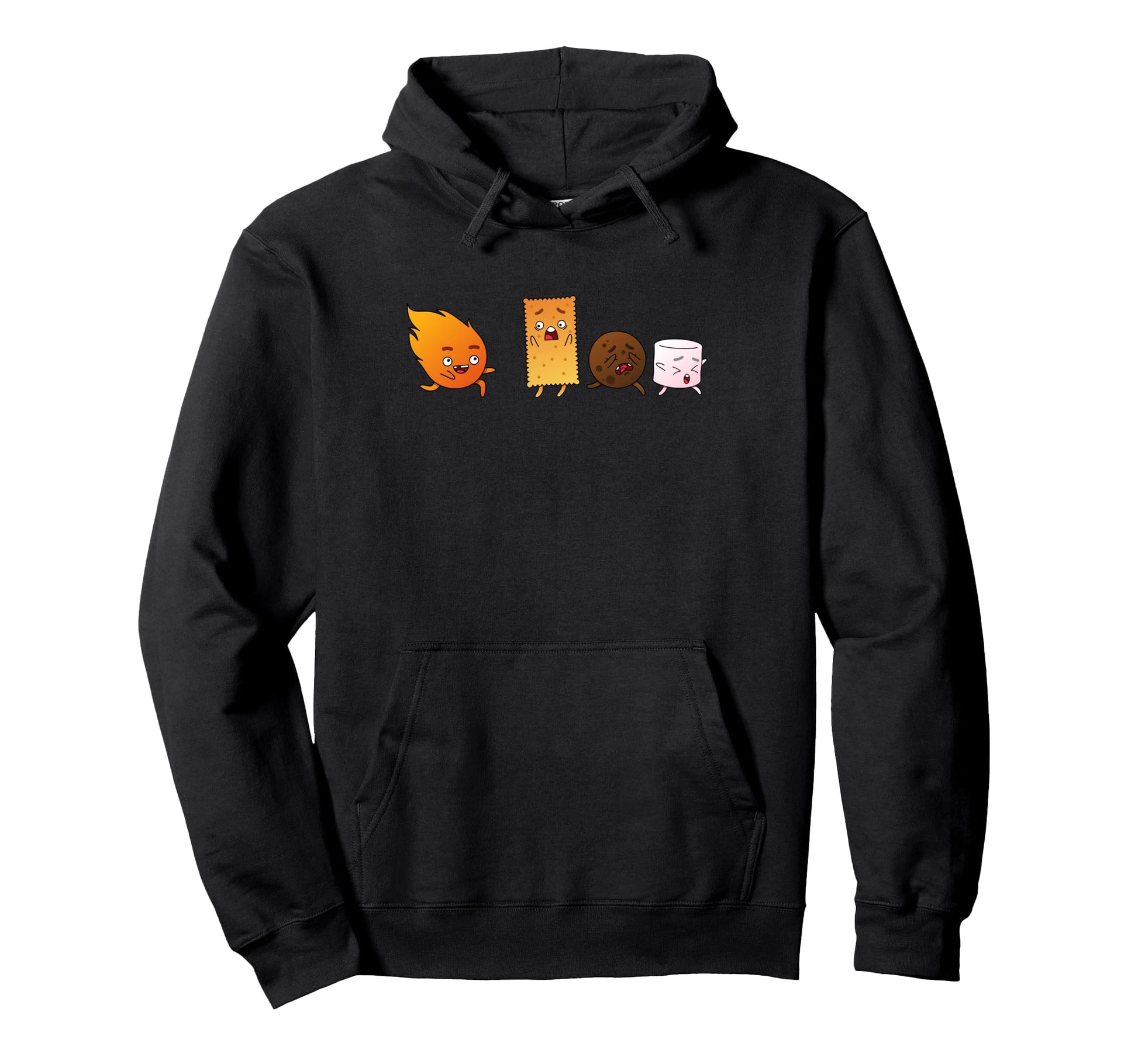 Camping Group Hug Smores Marshmallow Hoodie - Novelty Apparel Unisex - T-Shirt, Sweatshirt, Hoodie