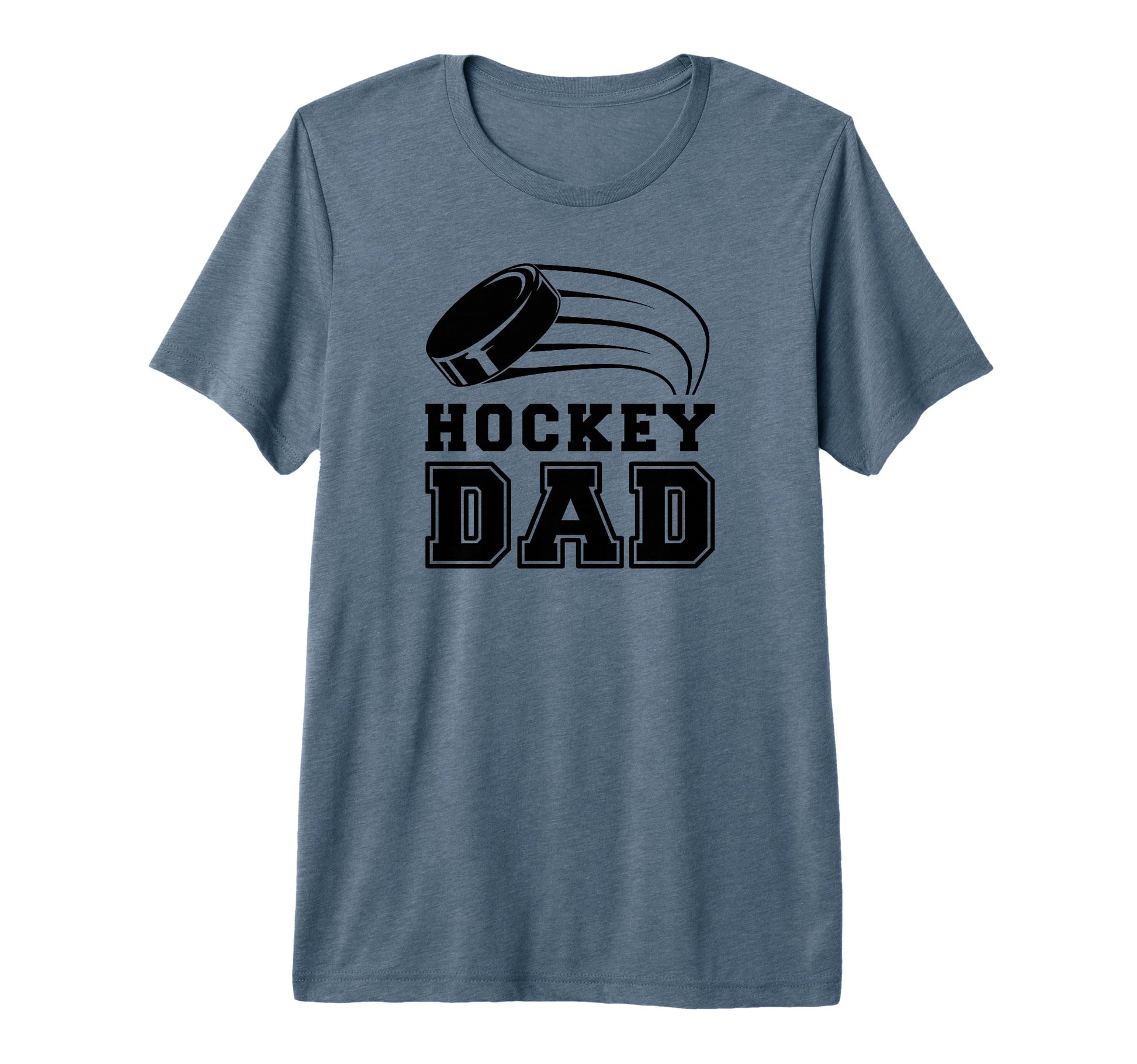 Hockey Dad Funny Hockey Tri Blend T-Shirt - Graphic Print for Adults - T-Shirt, Sweatshirt, Hoodie