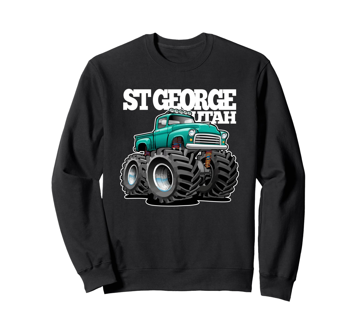 St George Utah Offroad 4X4 Pick Sweatshirt - Aesthetic Graphic Men Women - T-Shirt, Sweatshirt, Hoodie