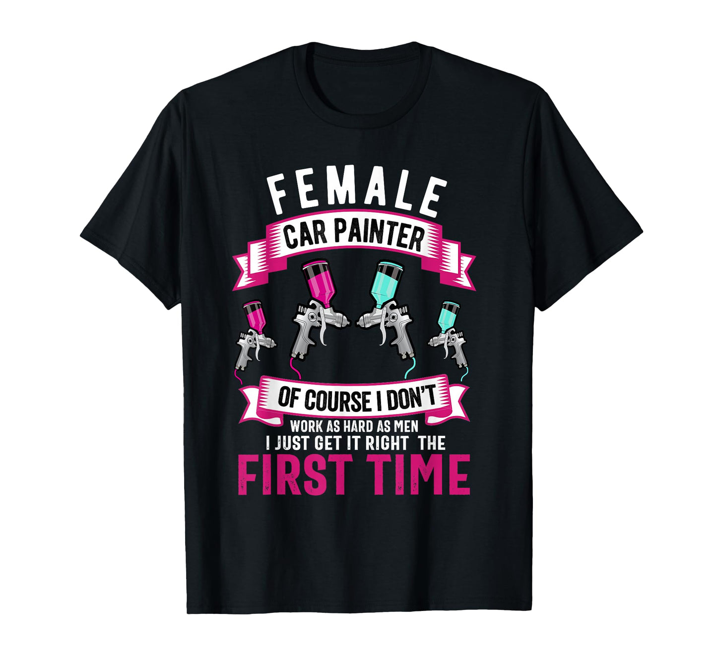 Car Painter Female Auto Body Painter T-Shirt - Custom Art Print Men Women - T-Shirt, Sweatshirt, Hoodie