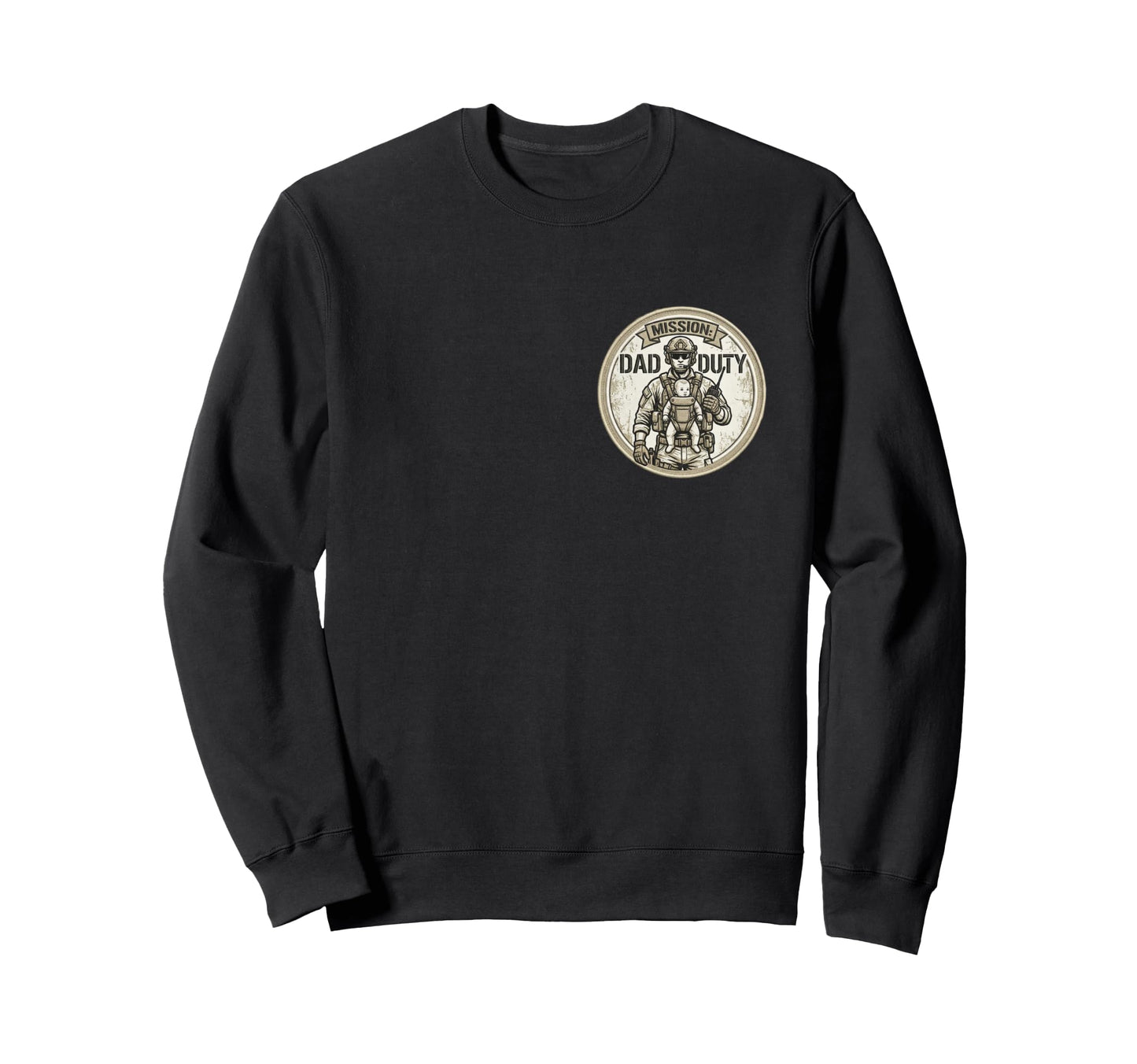 Fathers Day Dad To Be Outfit Sweatshirt - Minimalist Print Men Women - T-Shirt, Sweatshirt, Hoodie