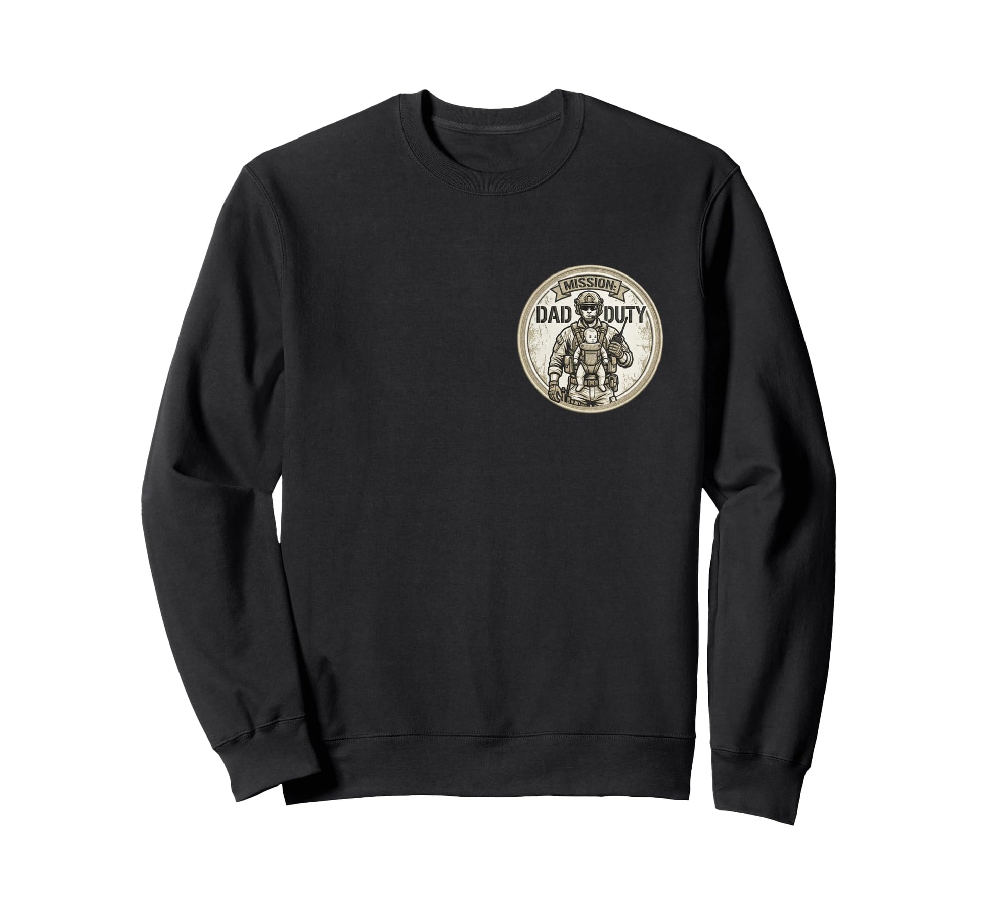 Fathers Day Dad To Be Outfit Sweatshirt - Minimalist Print Men Women - T-Shirt, Sweatshirt, Hoodie