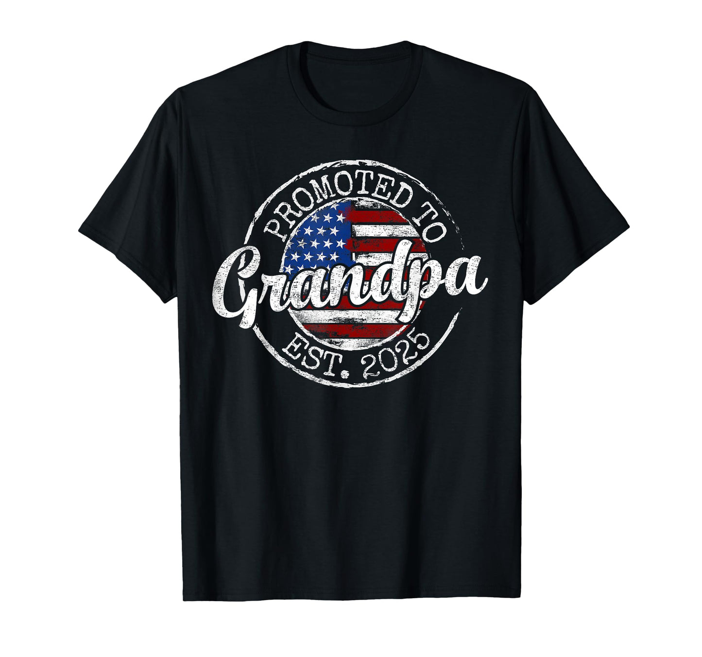 Promoted To Grandpa Est 2025 Soon To Be T-Shirt - Minimalist Print Unisex - T-Shirt, Sweatshirt, Hoodie