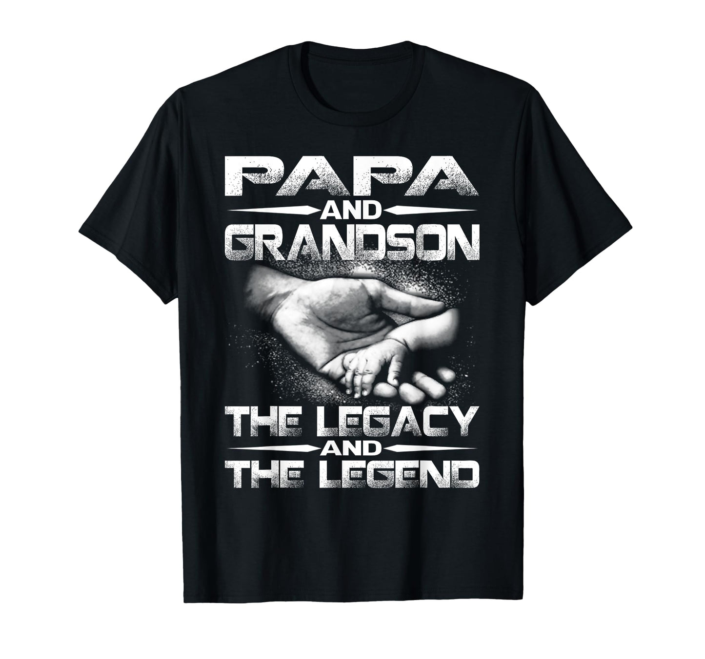 Papa And Grandson Legend And Legacy T-Shirt - Minimalist Print for Adults - T-Shirt, Sweatshirt, Hoodie