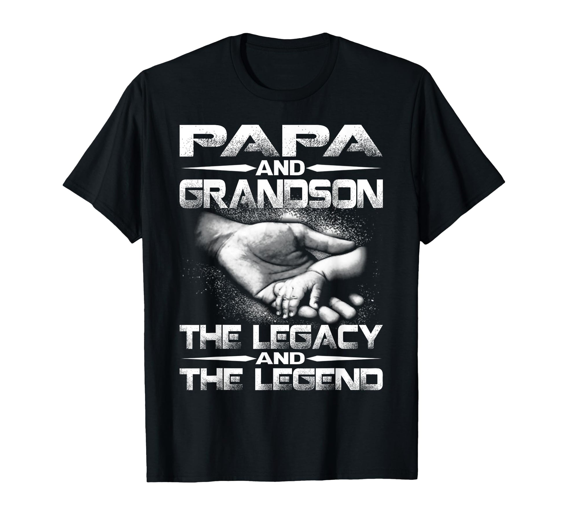 Papa And Grandson Legend And Legacy T-Shirt - Minimalist Print for Adults - T-Shirt, Sweatshirt, Hoodie