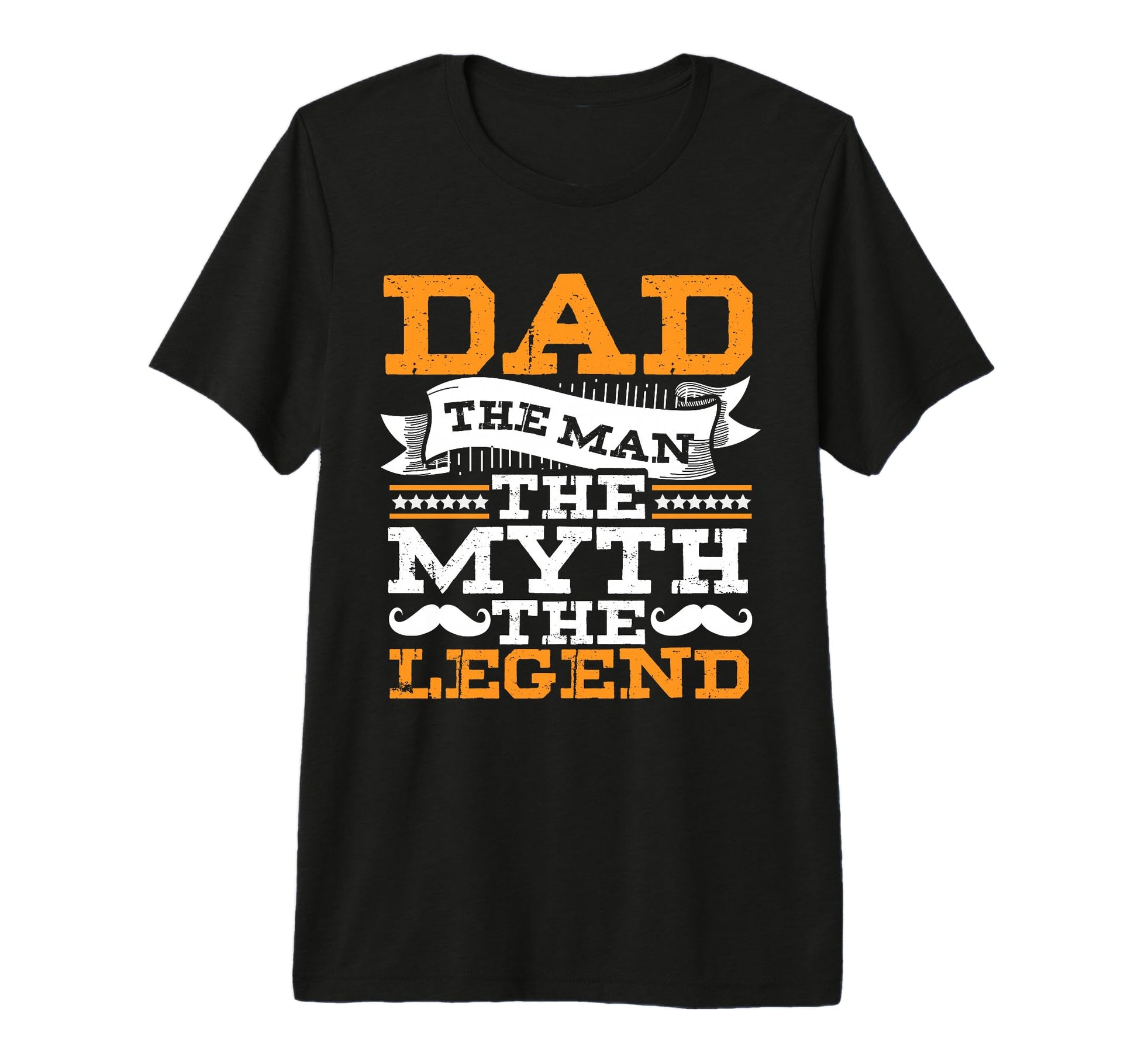 Mens Dad Myth Legend Fathers Day Tri T-Shirt - Minimalist Print for Adults - T-Shirt, Sweatshirt, Hoodie