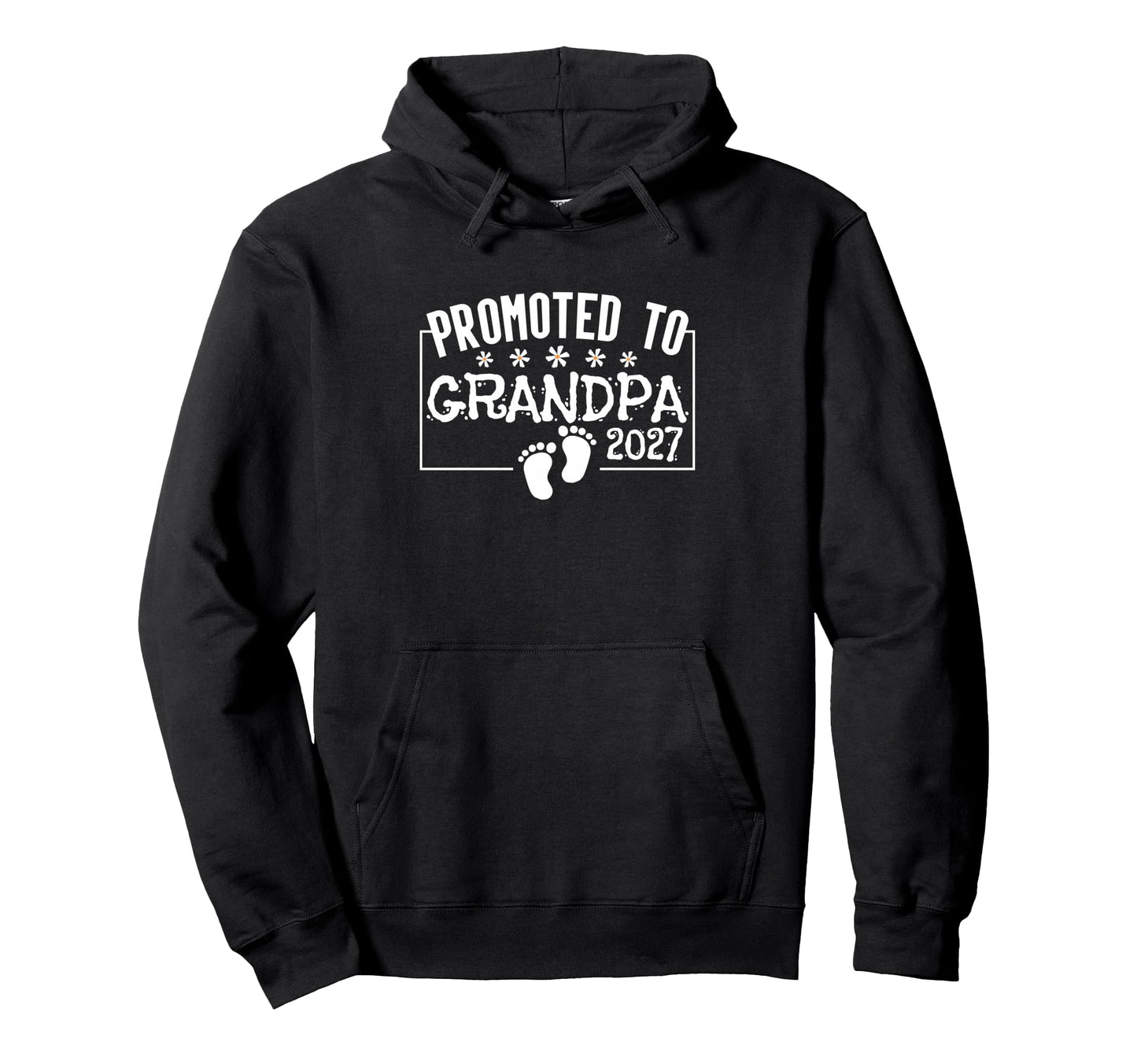 Promoted To Grandpa 2027 Pregnancy Hoodie - Trendy Graphic for Adults - T-Shirt, Sweatshirt, Hoodie