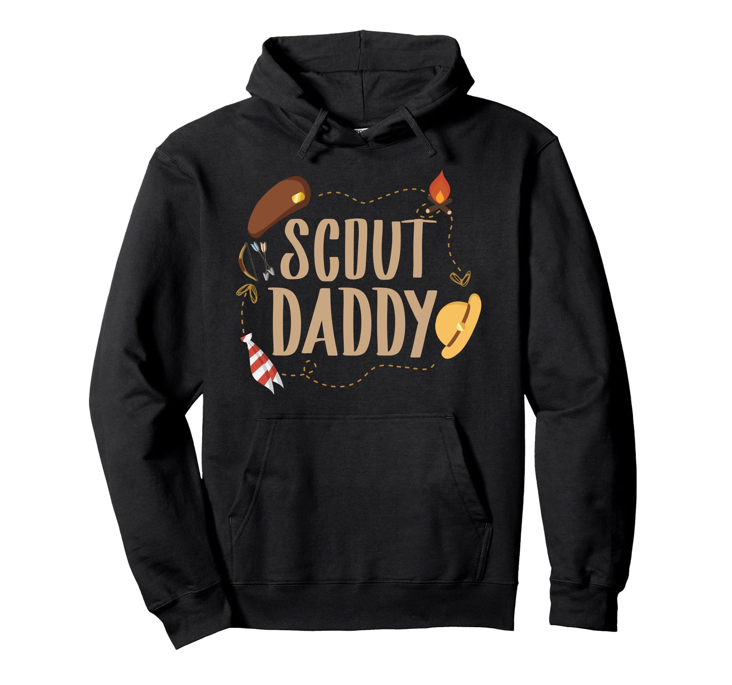 Scout Daddy Matching Camping Scout Hoodie - Custom Art Print Men Women - T-Shirt, Sweatshirt, Hoodie