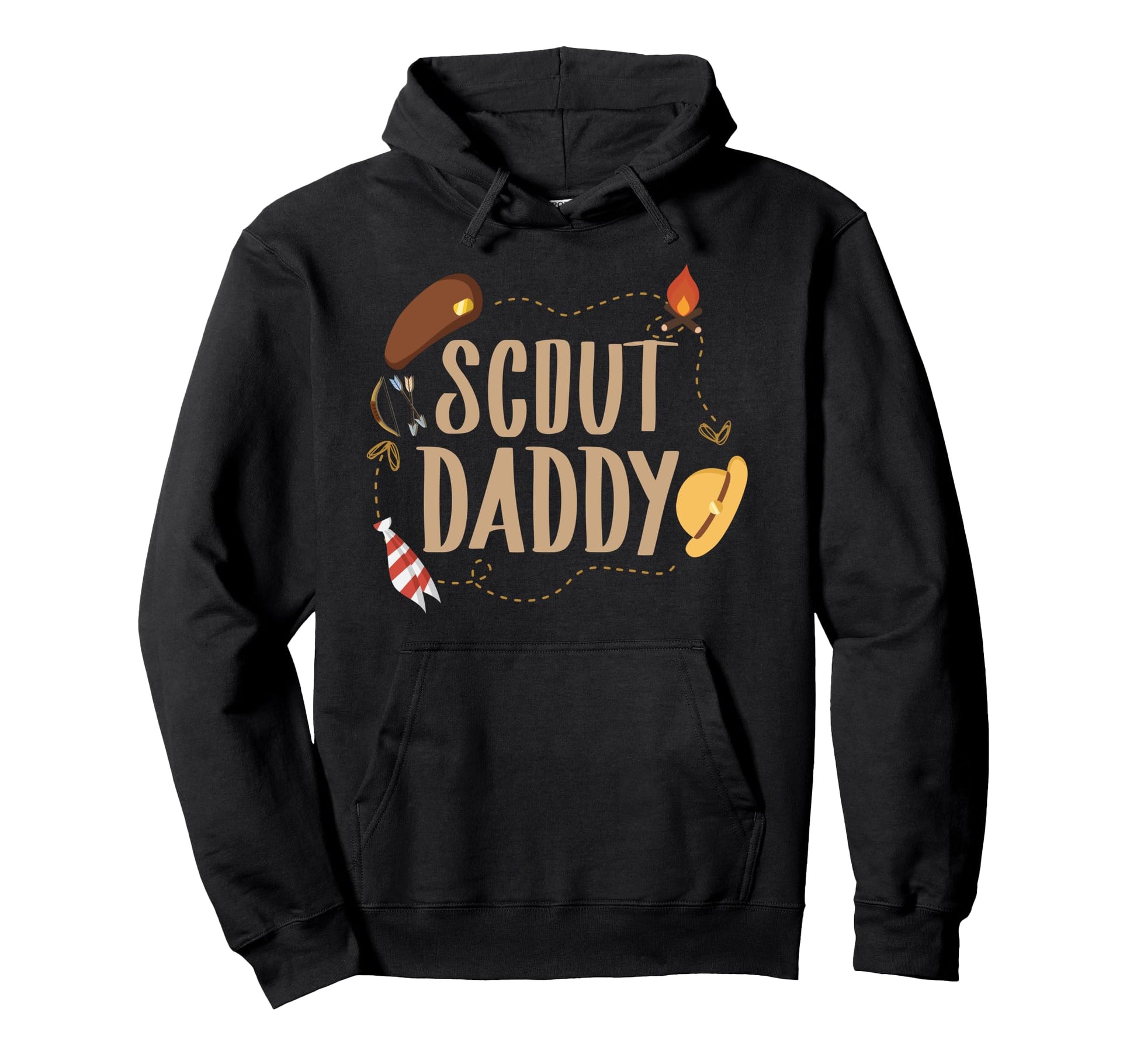 Scout Daddy Matching Camping Scout Hoodie - Custom Art Print Men Women - T-Shirt, Sweatshirt, Hoodie