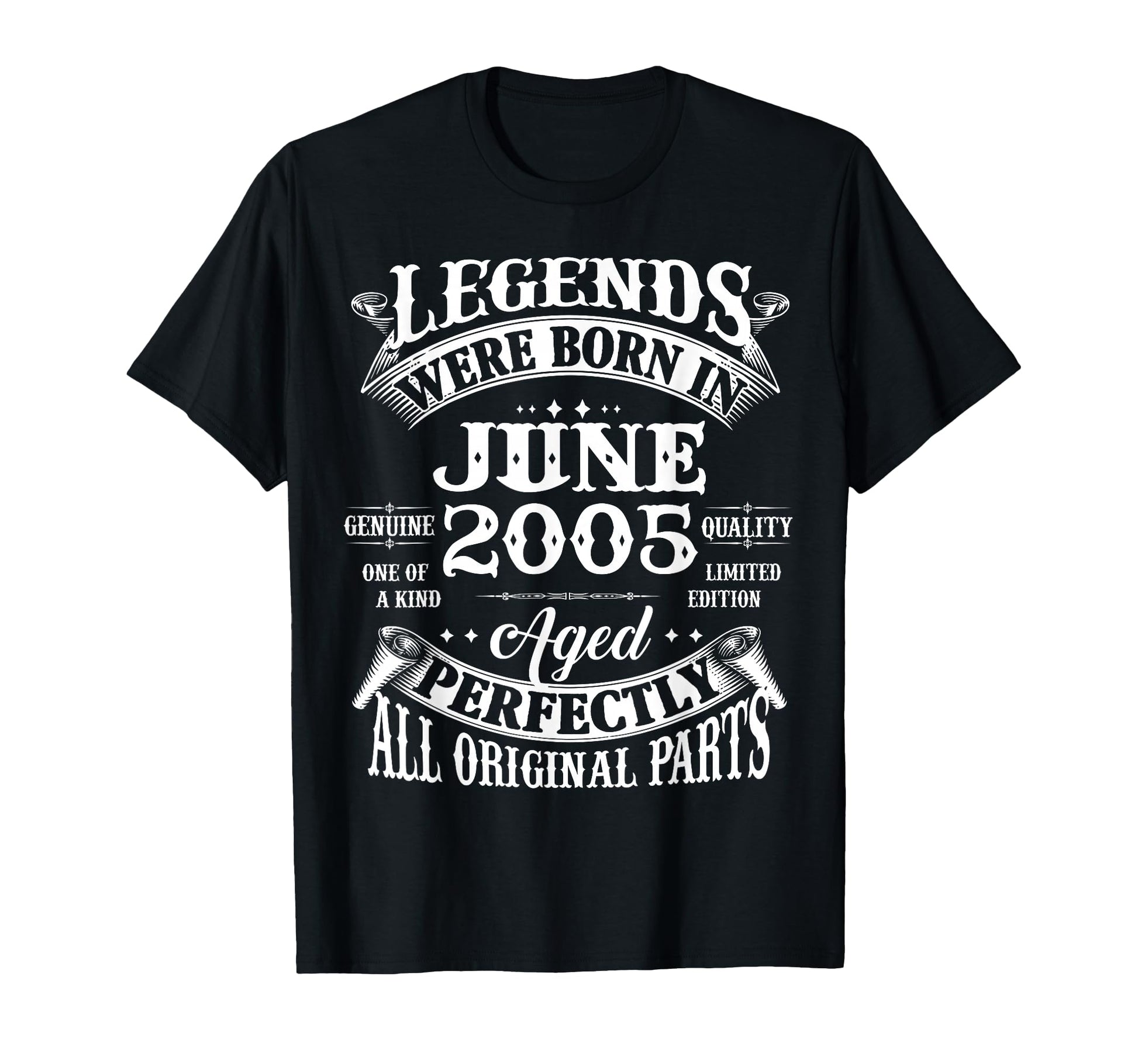 21St Birthday Gift Legend Born June 2005 T-Shirt - Trendy Graphic Unisex - T-Shirt, Sweatshirt, Hoodie