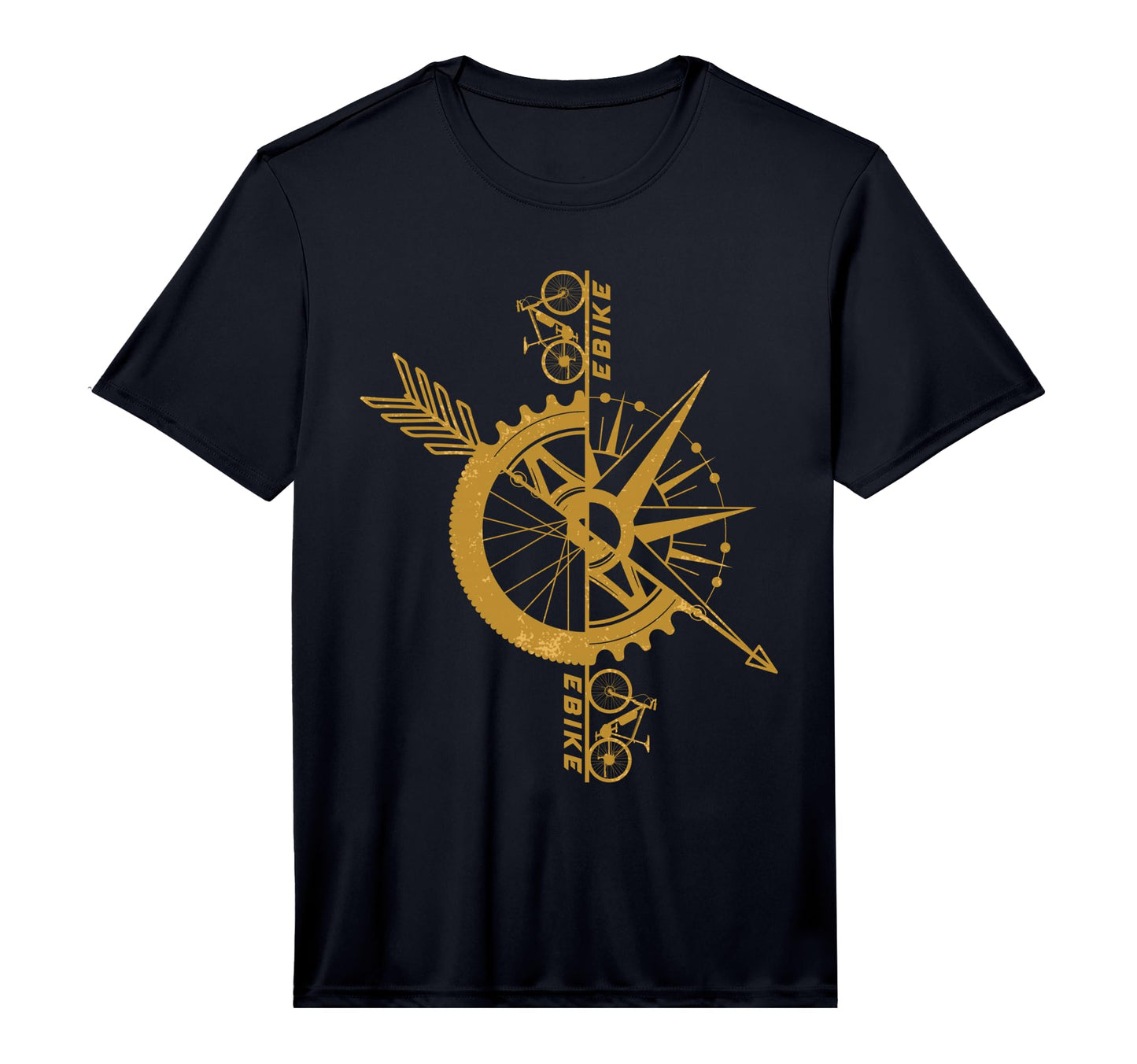 Mens E Bike Bicycle Cycling Bike Biking T-Shirt - Graphic Print for Adults - T-Shirt, Sweatshirt, Hoodie