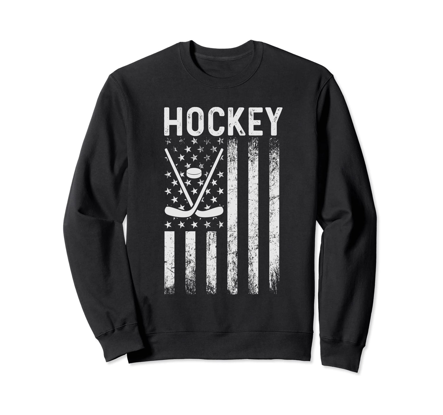 Us Ice Hockey Usa Practice Flag Sweatshirt - Streetwear Style for Adults - T-Shirt, Sweatshirt, Hoodie