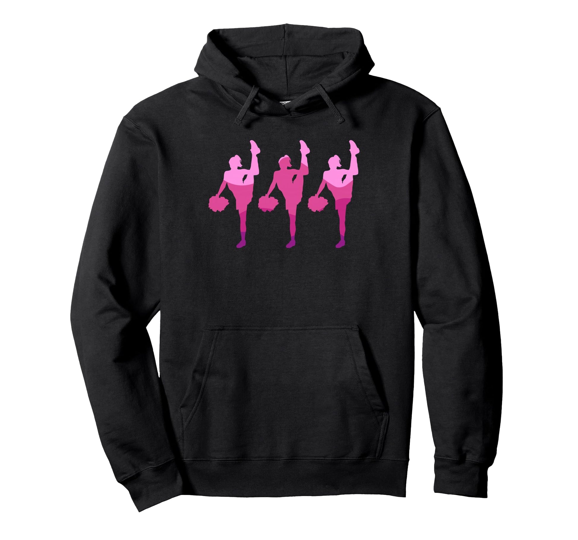 Colorful Cheerleading Cheer Team Hoodie - Novelty Apparel for Adults - T-Shirt, Sweatshirt, Hoodie