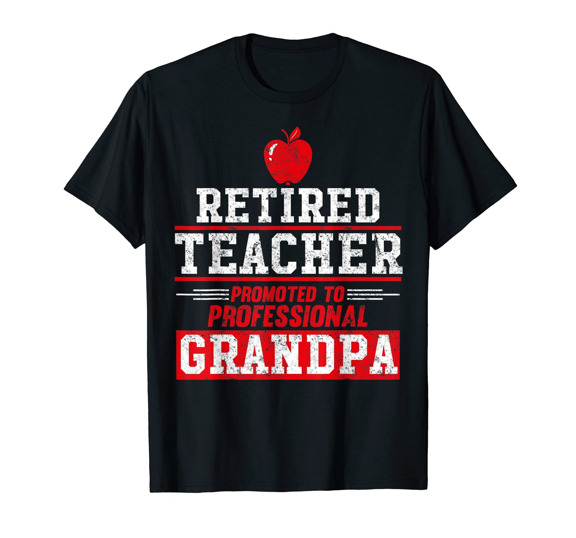 Retired Teacher Promoted To Professional T-Shirt - Minimalist Print Unisex - T-Shirt, Sweatshirt, Hoodie